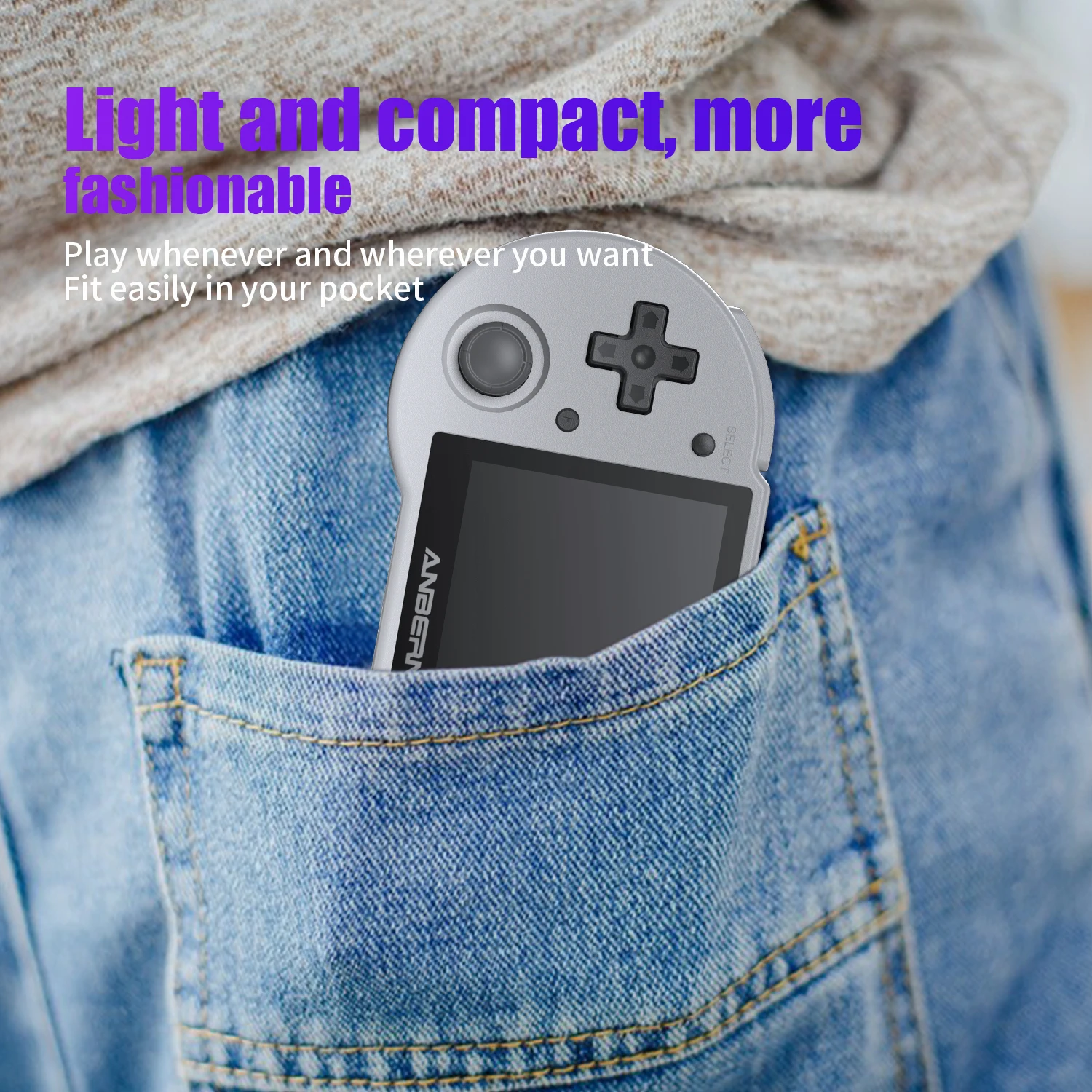 ANBERNIC RG353P RG353PS Handheld Game Console Linux System RK3566 Chip Support 5G WiFi 4.2 Bluetooth HD TV Out Support Built-in WIFI online Fighting