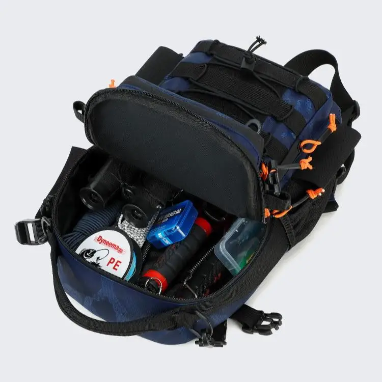 JSERYISGN Convertible Outdoor Gear Bag, Unisex Multi-Functional Travel Pack for Athletic Hiking & Fishing - Waist, Chest, and Shoulder Bag