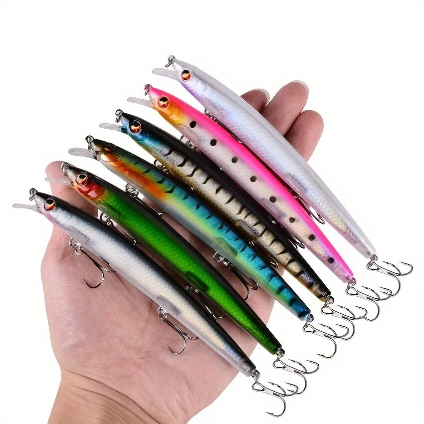 20pcs/lot Big Fishing Lure Set, Minnow Fishing Lure, Hard Artificial Bait