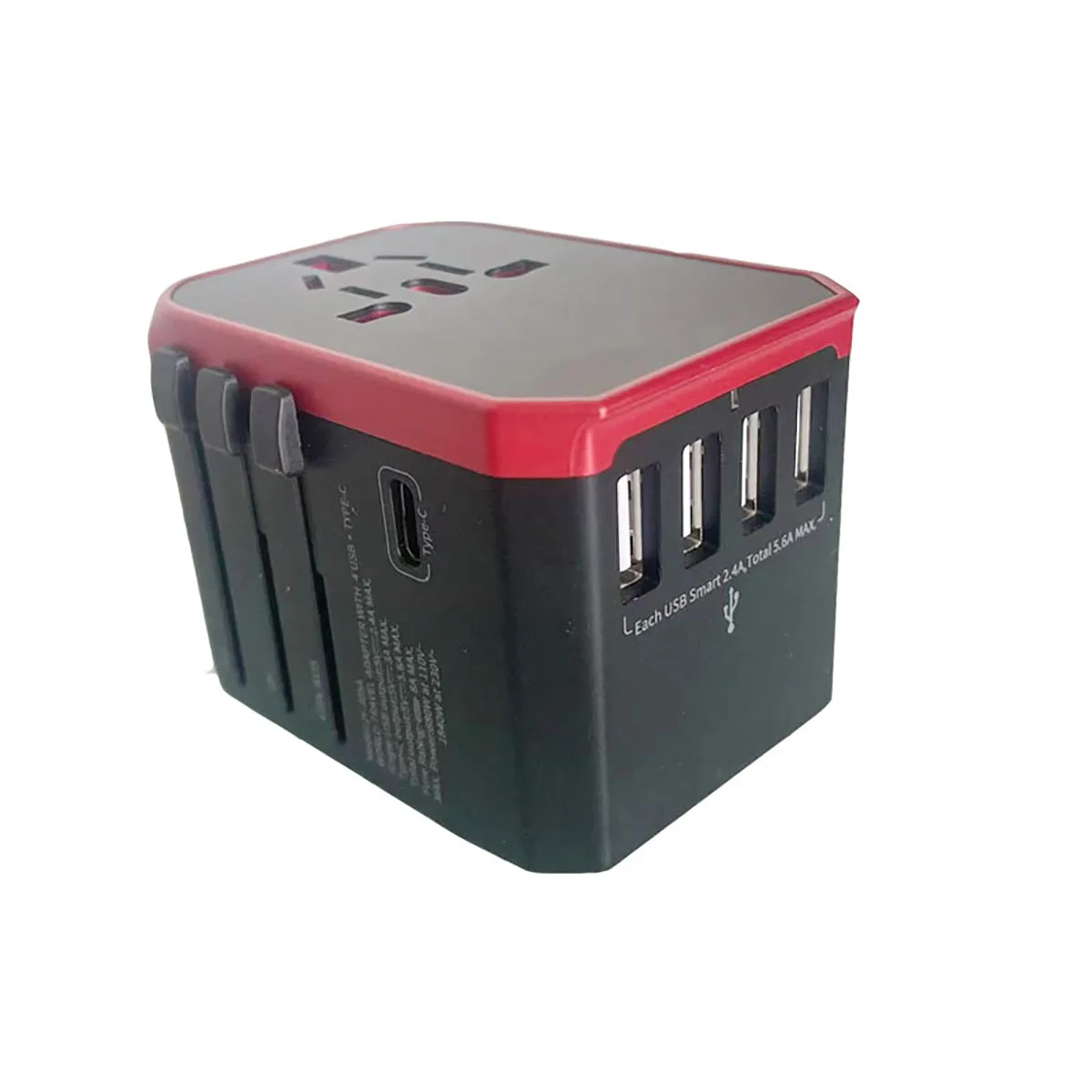 All‑in‑One Universal Travel Plug Adapter for EU UK US AU International Trip