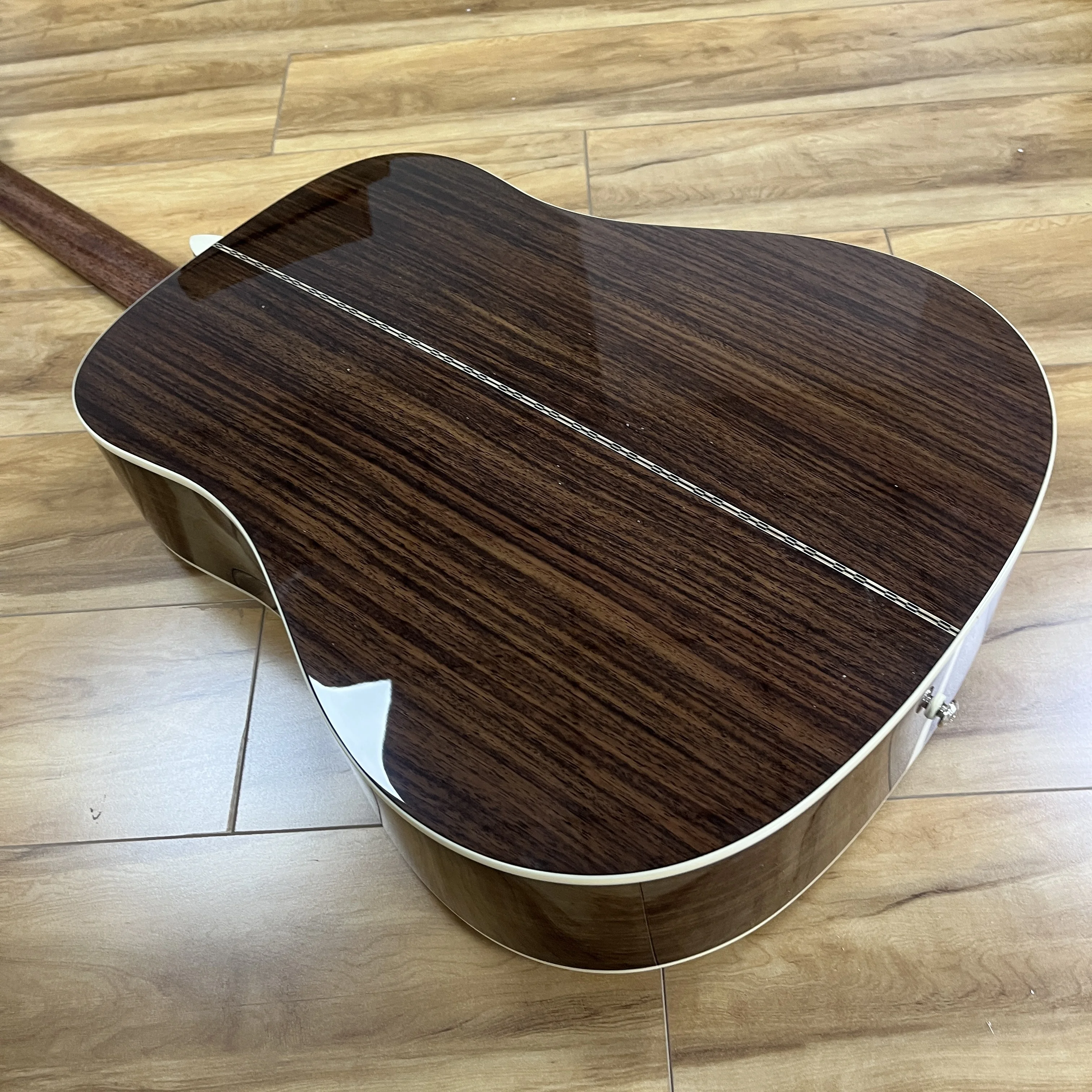 41-inch Acoustic Folk Guitar With Spruce Top Simple D-shaped Vintage Yellow Amber Glossy finish, ebony Bridge White Solid-string Cone A Christmas Gift From An American Warehouse In Stock Free Shipping