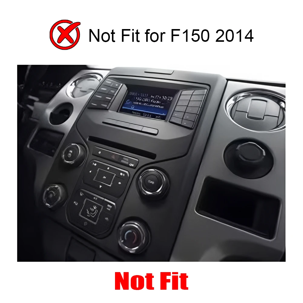2+32GB Android 13 Car Stereo, 9in Radio for Ford F150 2009-2014 Support Wireless Carplay Android Auto, Head Unit with WiFi GPS Bluetooth SWC Split Screen + AHD Backup Camera