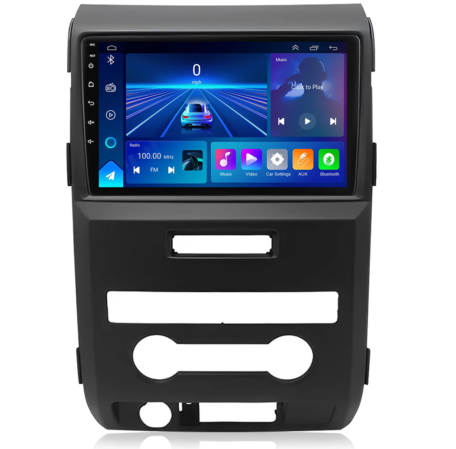 2+32GB Android 13 Car Stereo, 9in Radio for Ford F150 2009-2014 Support Wireless Carplay Android Auto, Head Unit with WiFi GPS Bluetooth SWC Split Screen + AHD Backup Camera