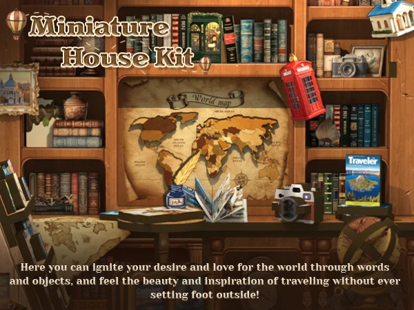 Original CUTEBEE 241pcs Journey Trace Bookshop Book Nook Kit joy nook DIY Miniature House Kit for Adults Booknook Bookstore Bookshelf 3D Wooden Puzzles Gifts for Women Teenagers tinycraft 3D Wooden Puzzle Bookshelf Insert Decor with LED Light girl Gifts