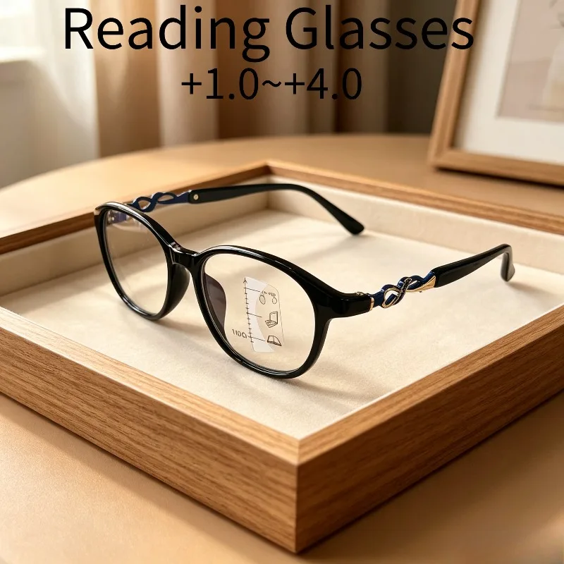 2PCS Hollow Lettering Reading Glasses, Light and Not Easy to Press the Bridge of the Nose, Reading for a Long Time Is Not Easy to Get Dizzy, Christmas and Halloween Gifts.