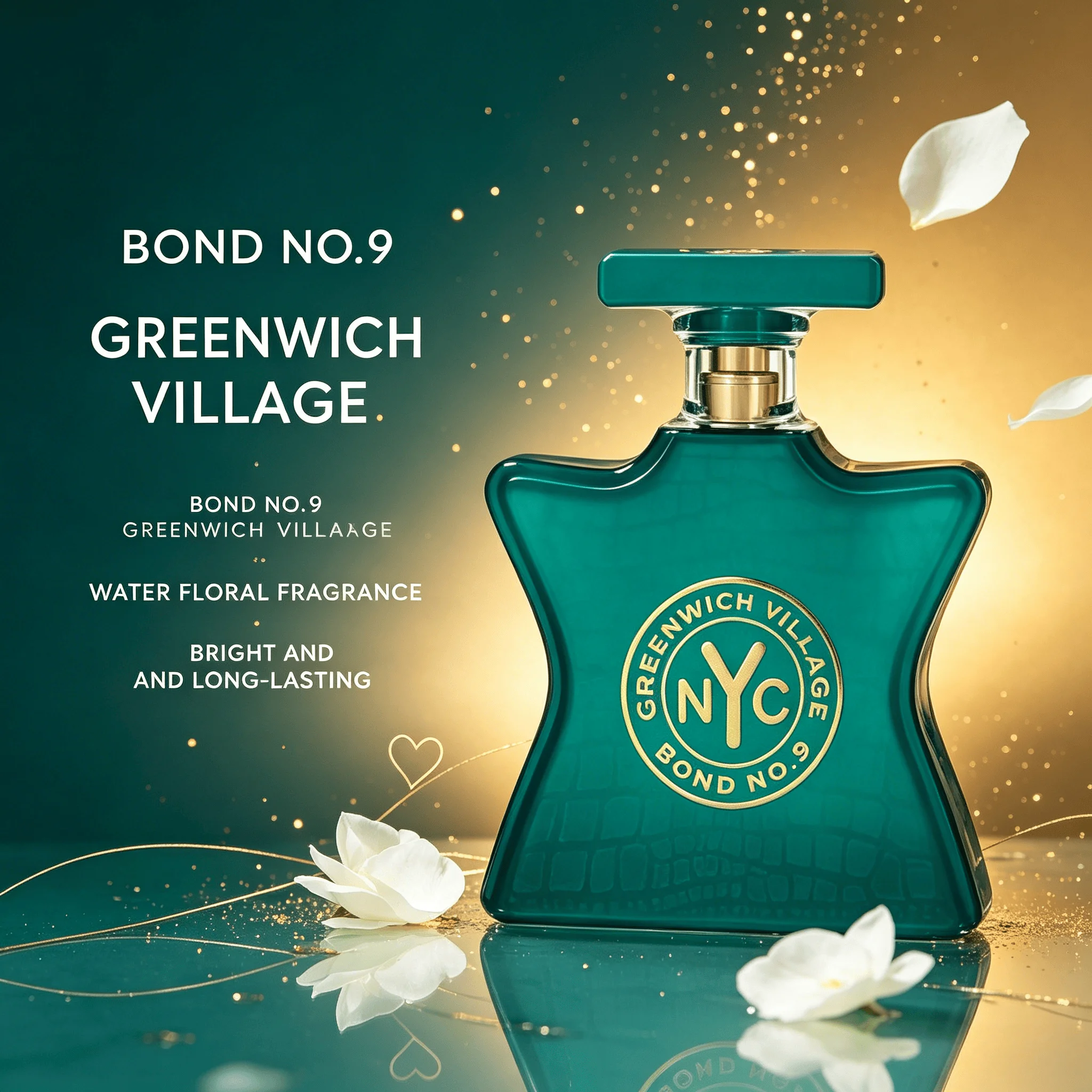 Bond No. 9 New York Greenwich Village Unisex Eau de Parfum New York high-end salon fragrance, artistic urban tone, niche fragrance without collision, sweet lychee flower fruit wood tone, long-lasting fragrance