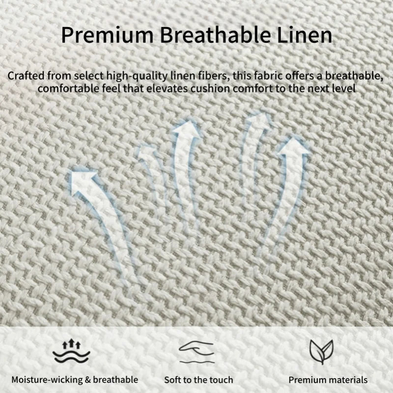 Front Row 2-Piece Luxury Linen Car Seat Covers, Comfortable and Breathable for All Seasons, Easy to Clean, Suitable for Sedans, SUVs, and Trucks