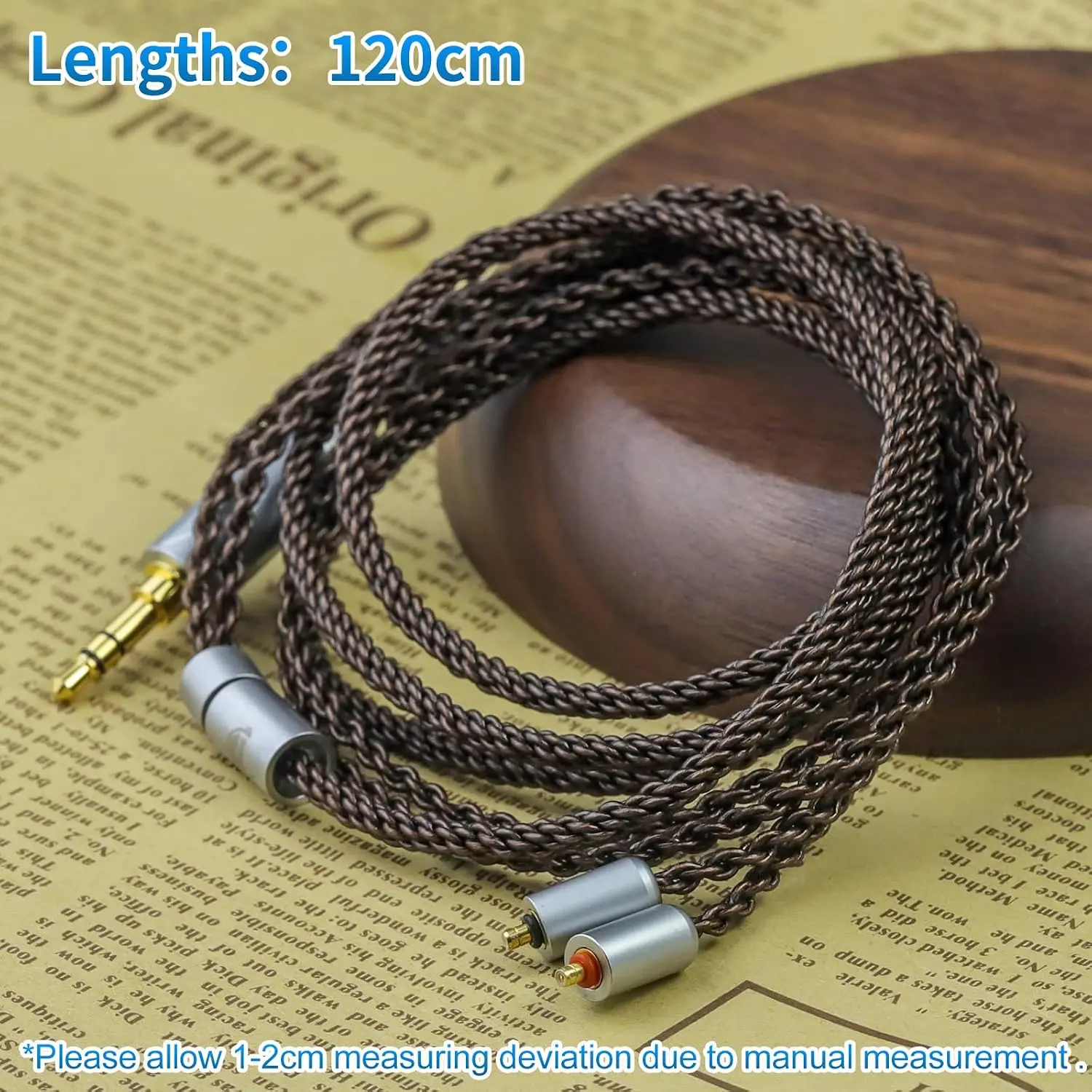 OKCSC ZT8 Etymotic T2 IPX Upgrade Replacement IEM Cable 8‑Core OFC Pure Copper Alloy Audio Cord for Westone Linum BAX EVO UE Live Pro X Mach Series Earphones