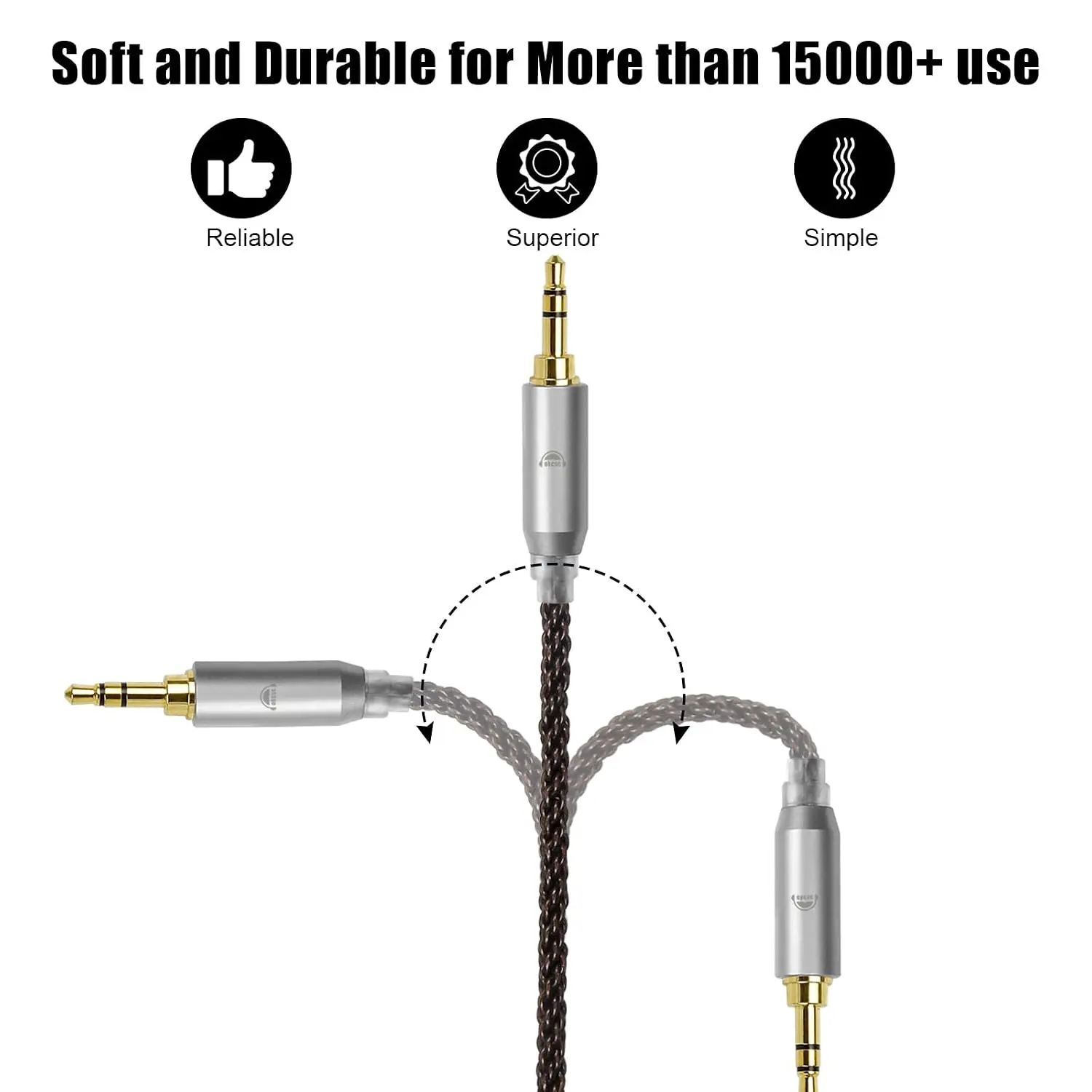 OKCSC ZT8 Etymotic T2 IPX Upgrade Replacement IEM Cable 8‑Core OFC Pure Copper Alloy Audio Cord for Westone Linum BAX EVO UE Live Pro X Mach Series Earphones