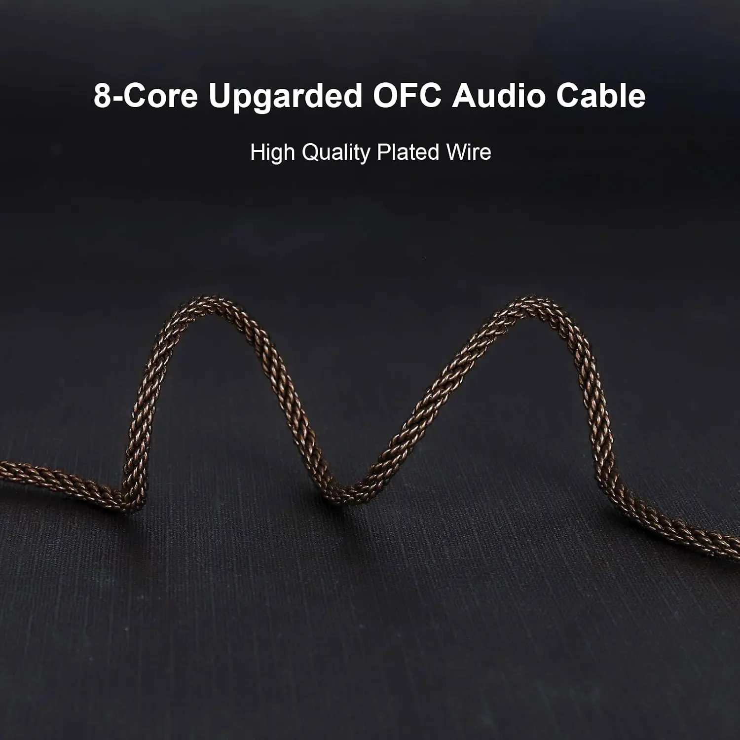 OKCSC ZT8 Etymotic T2 IPX Upgrade Replacement IEM Cable 8‑Core OFC Pure Copper Alloy Audio Cord for Westone Linum BAX EVO UE Live Pro X Mach Series Earphones