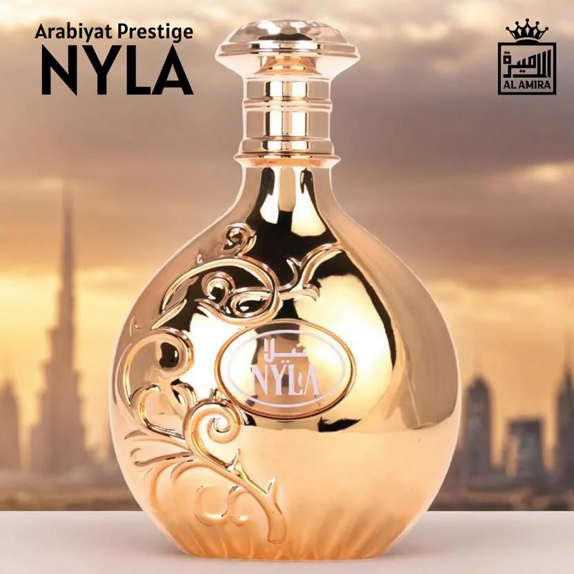 Nyla Arabiyat Prestige EDP 80ml Dubai Arabian Perfume for Women Sweet Warm Oriental Fragrance Long Lasting Luxury Collectible Golden Bottle Perfume