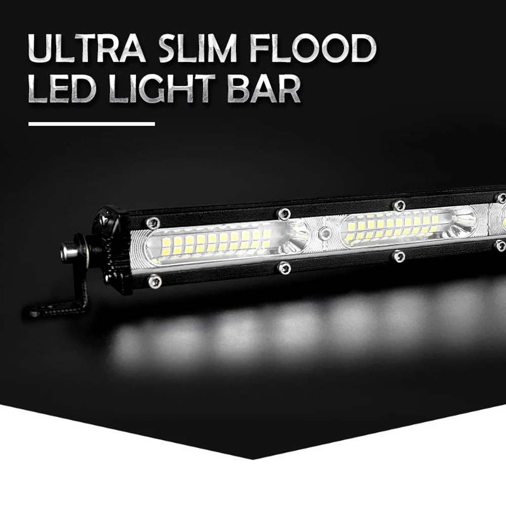 Slim Combo LED Bar Off Road 13 inch 12V 24V LED Light Bar/Work Light For Car 4x4 Truck ATV SUV Boat Barra LED Light Bar