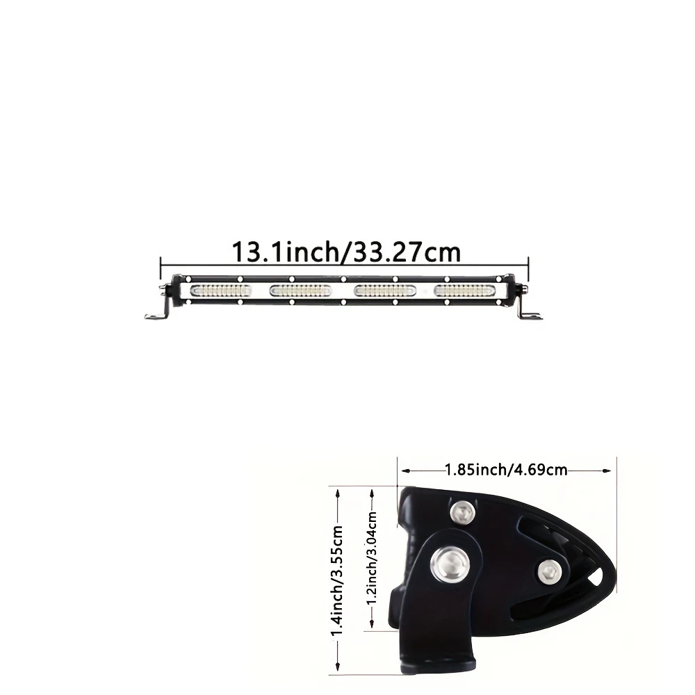 Slim Combo LED Bar Off Road 13 inch 12V 24V LED Light Bar/Work Light For Car 4x4 Truck ATV SUV Boat Barra LED Light Bar