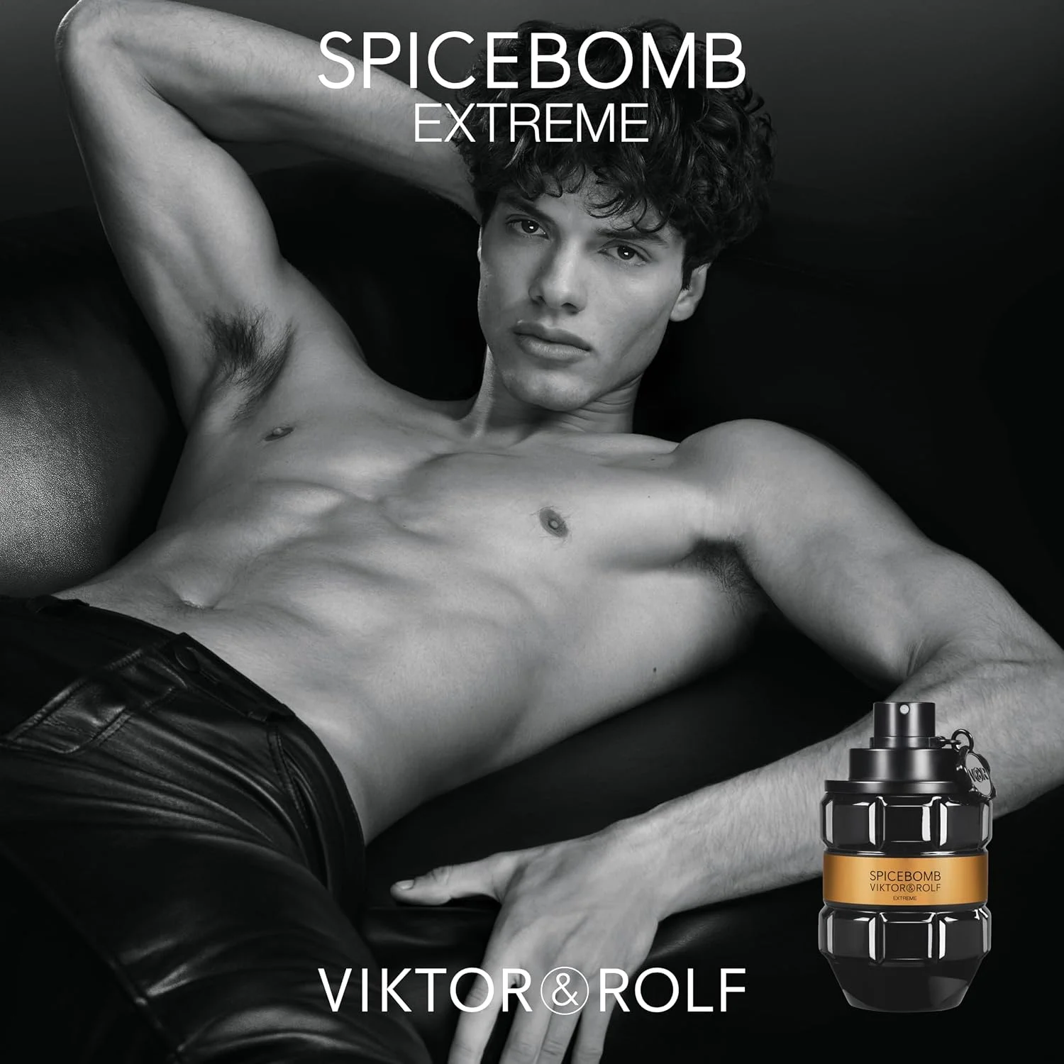 Viktor&Rolf - Spicebomb Extreme Eau de Parfum - Woody & Spicy - Cologne for Men - With Notes of Amber & Vanilla Daily campus commuting, shopping trips, afternoon tea dates, Valentine's Day gifts, innovative, long-lasting fragrance of neutral perfume