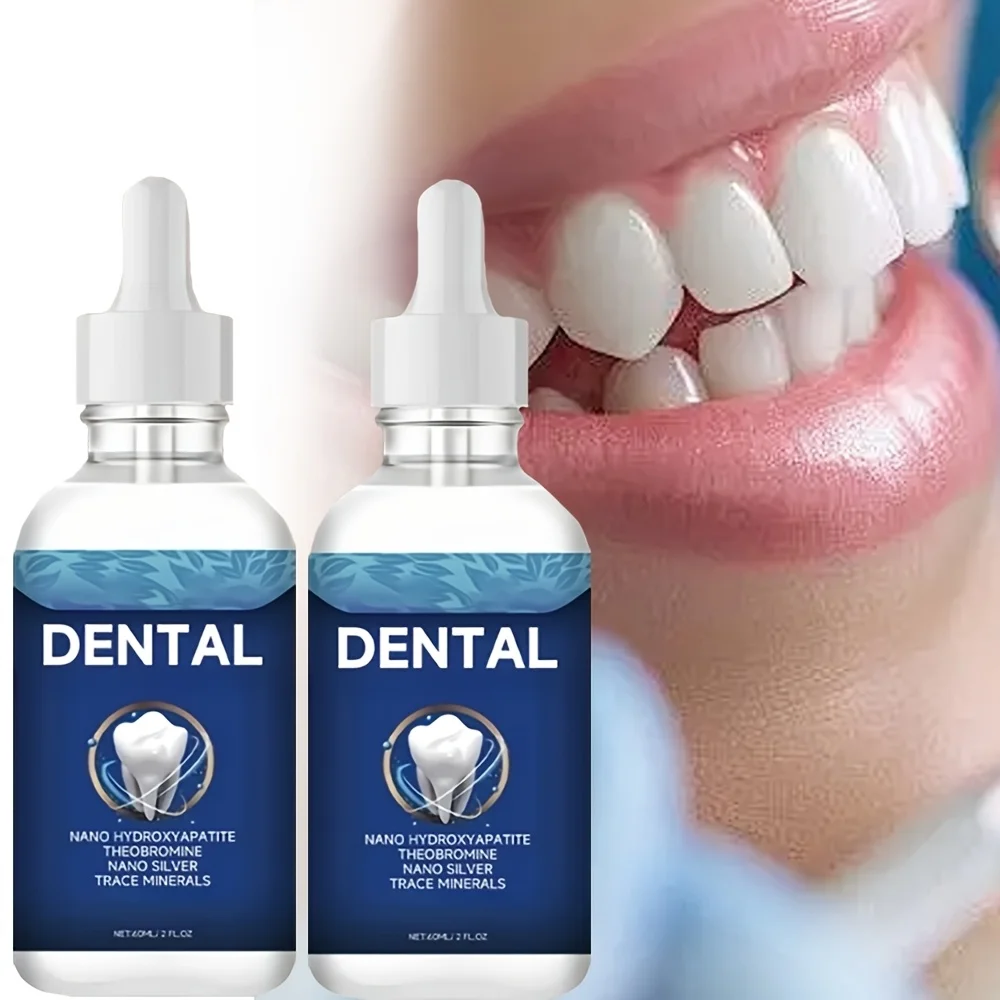 1/2/3 Pcs Tooth Care Solution Drops with Hydroxyapatite - Enamel Protection for Sensitive Teeth & Gums, Freshens Breath, 2.03oz