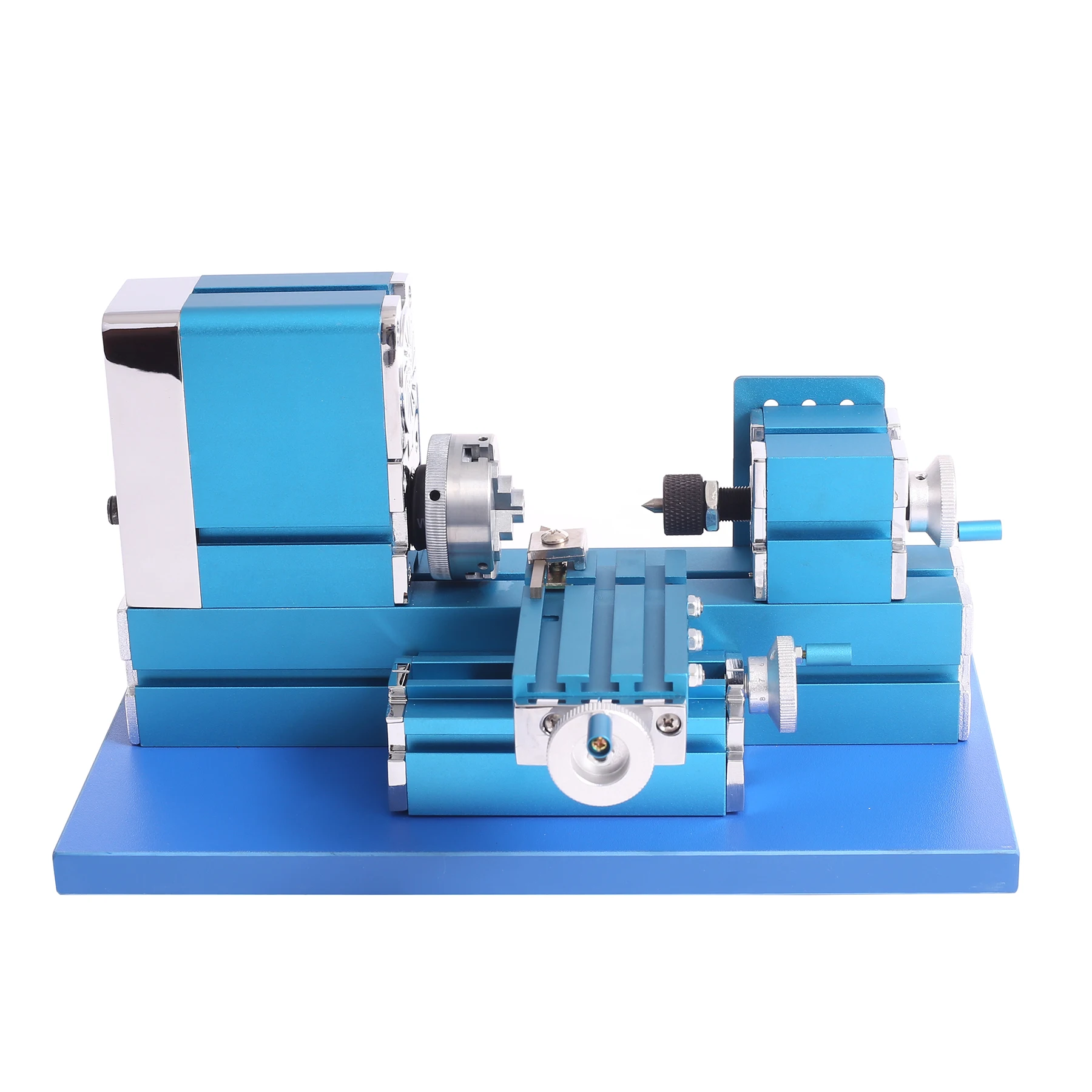 Metal Mini Lathe Machine, 36W 20,000RPM Precision Lathe for Wood & Soft Metals (Copper, Aluminum) in DIY, Model Making, Crafts & Education