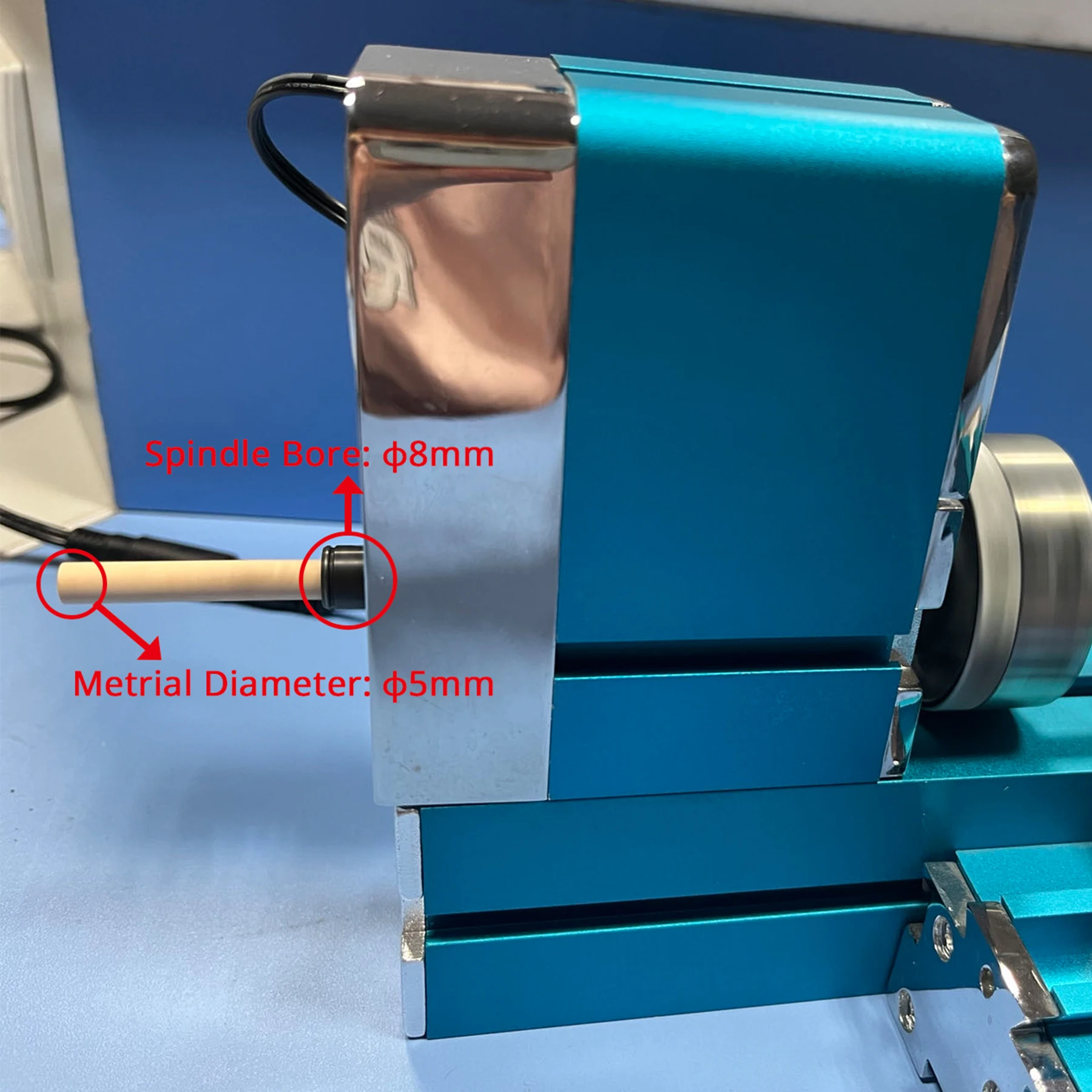 Metal Mini Lathe Machine, 36W 20,000RPM Precision Lathe for Wood & Soft Metals (Copper, Aluminum) in DIY, Model Making, Crafts & Education