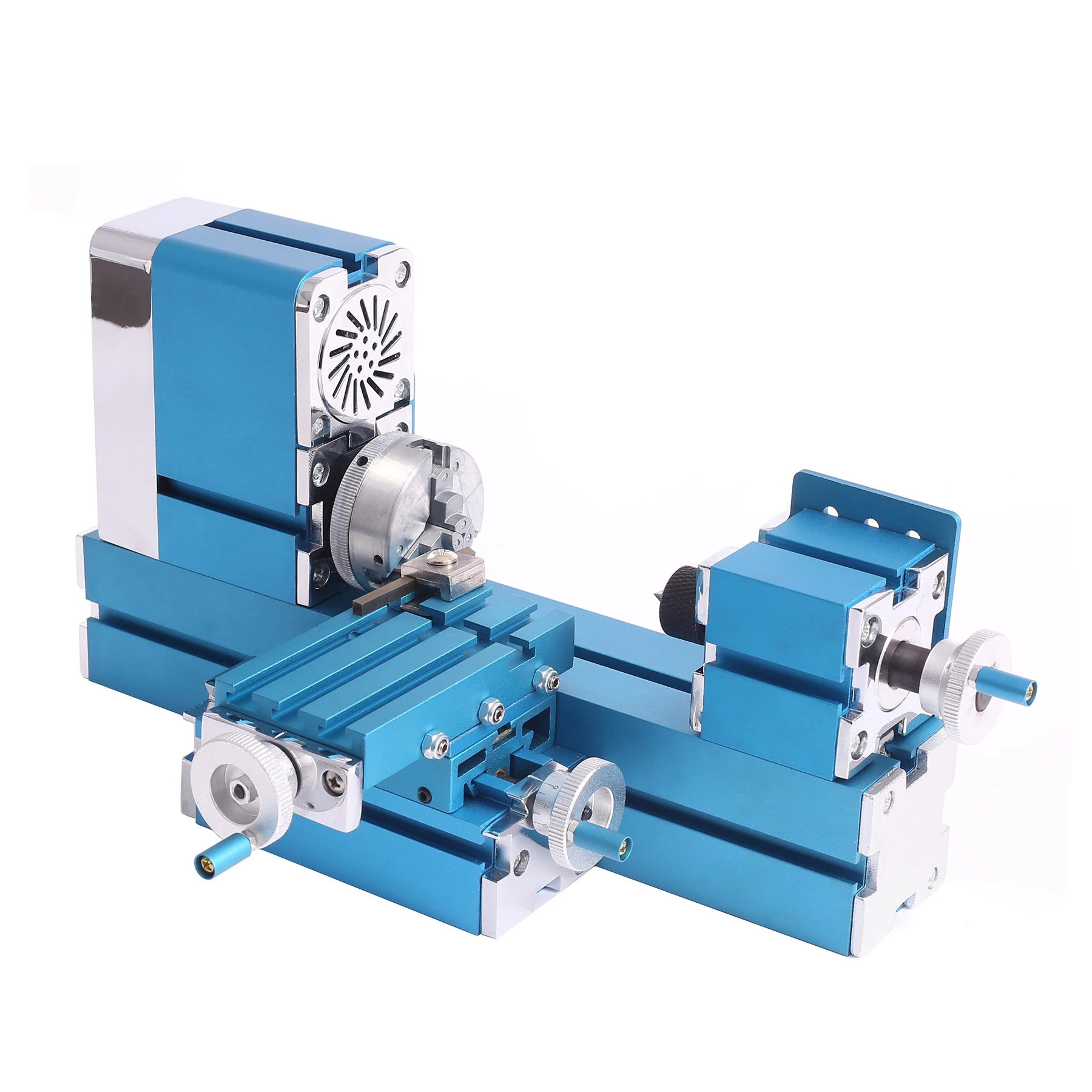 Metal Mini Lathe Machine, 36W 20,000RPM Precision Lathe for Wood & Soft Metals (Copper, Aluminum) in DIY, Model Making, Crafts & Education