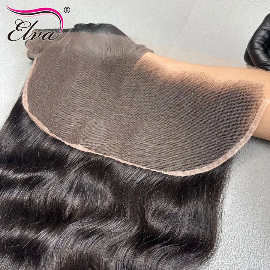 Elva 13X4/13X6 HD Lace Frontal Skinlike Real HD Lace Ultra Thin 0.10mm HD Lace Melt Skins 5x5 9x6 HD Lace Closure Pre Plucked Hairline