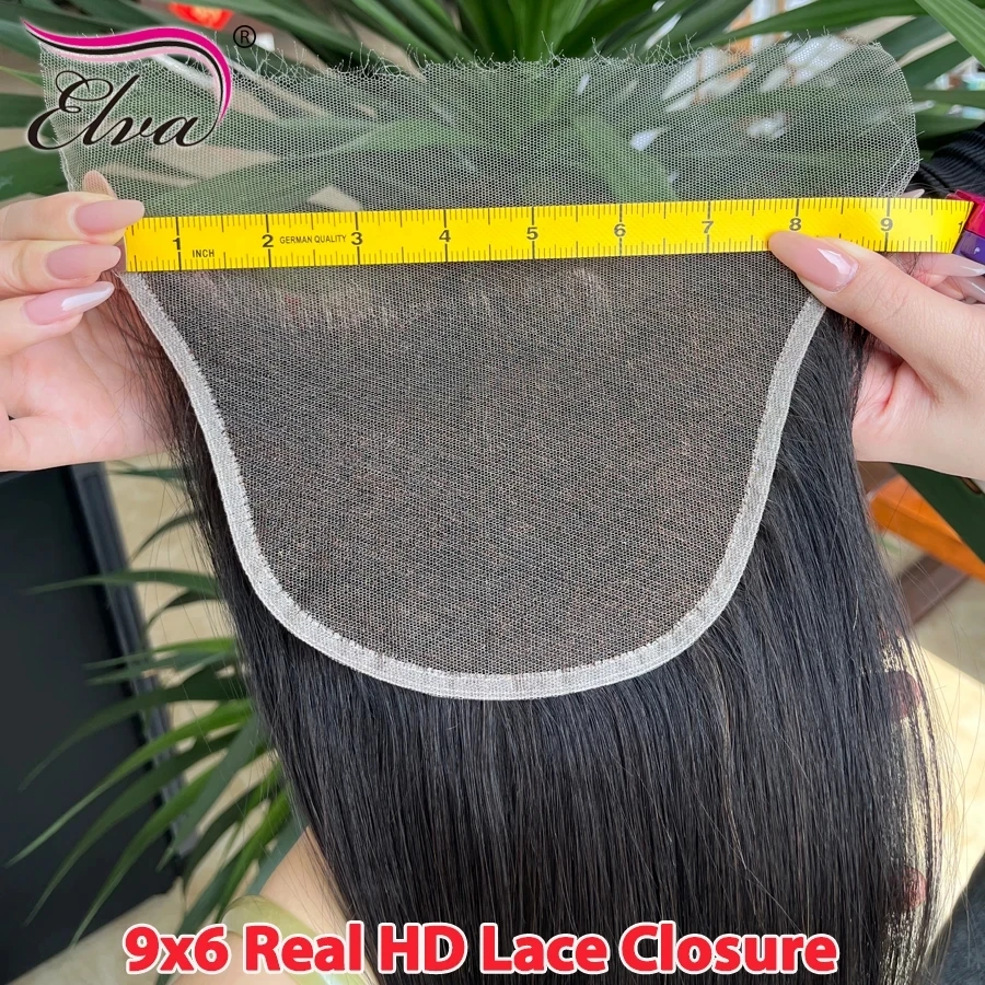 Elva 13X4/13X6 HD Lace Frontal Skinlike Real HD Lace Ultra Thin 0.10mm HD Lace Melt Skins 5x5 9x6 HD Lace Closure Pre Plucked Hairline