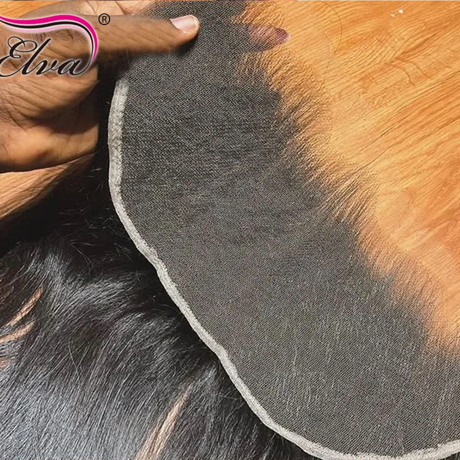 Elva 13X4/13X6 HD Lace Frontal Skinlike Real HD Lace Ultra Thin 0.10mm HD Lace Melt Skins 5x5 9x6 HD Lace Closure Pre Plucked Hairline
