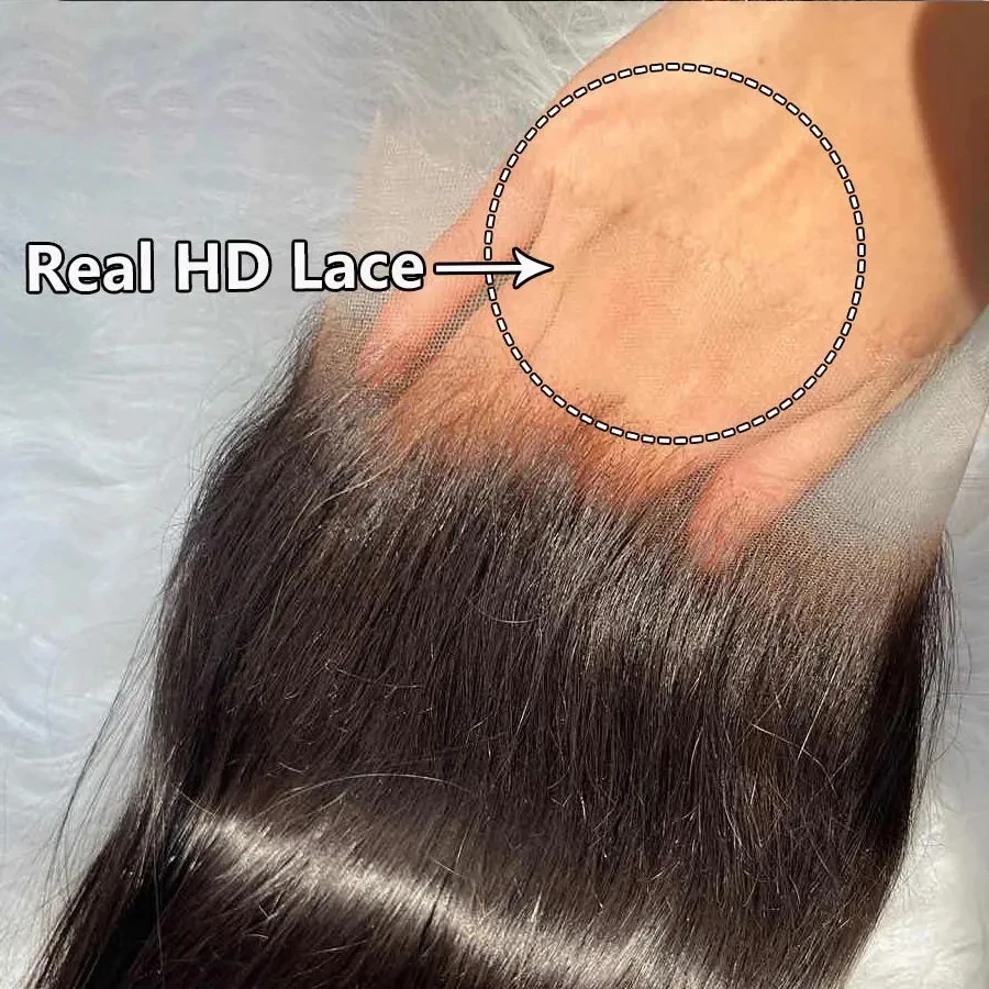 Elva 13X4/13X6 HD Lace Frontal Skinlike Real HD Lace Ultra Thin 0.10mm HD Lace Melt Skins 5x5 9x6 HD Lace Closure Pre Plucked Hairline