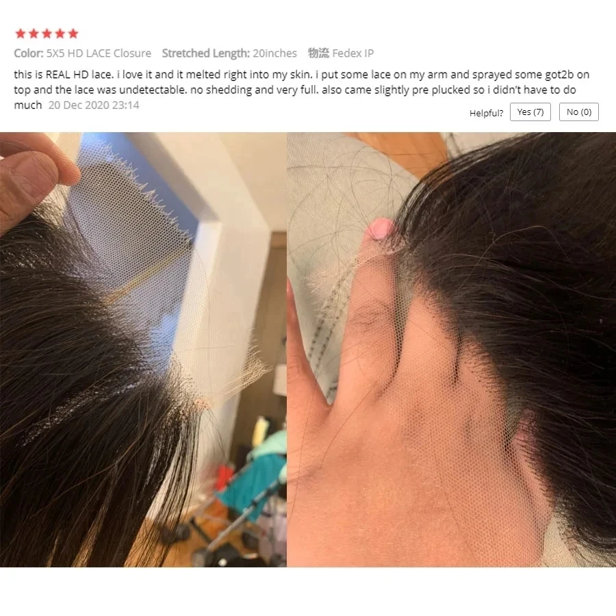 Elva 13X4/13X6 HD Lace Frontal Skinlike Real HD Lace Ultra Thin 0.10mm HD Lace Melt Skins 5x5 9x6 HD Lace Closure Pre Plucked Hairline