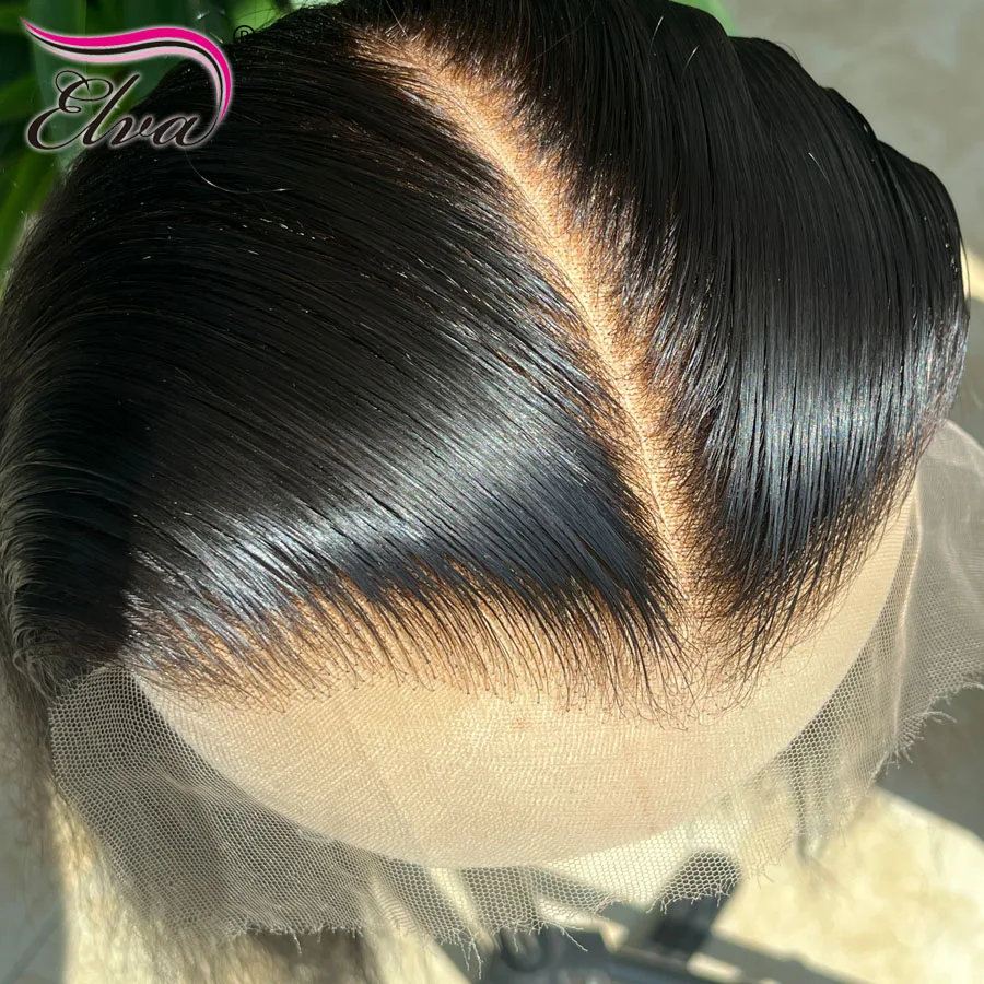 Elva 13X4/13X6 HD Lace Frontal Skinlike Real HD Lace Ultra Thin 0.10mm HD Lace Melt Skins 5x5 9x6 HD Lace Closure Pre Plucked Hairline