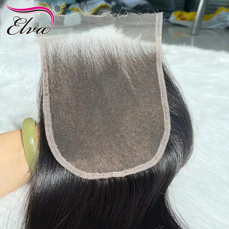 Elva 13X4/13X6 HD Lace Frontal Skinlike Real HD Lace Ultra Thin 0.10mm HD Lace Melt Skins 5x5 9x6 HD Lace Closure Pre Plucked Hairline