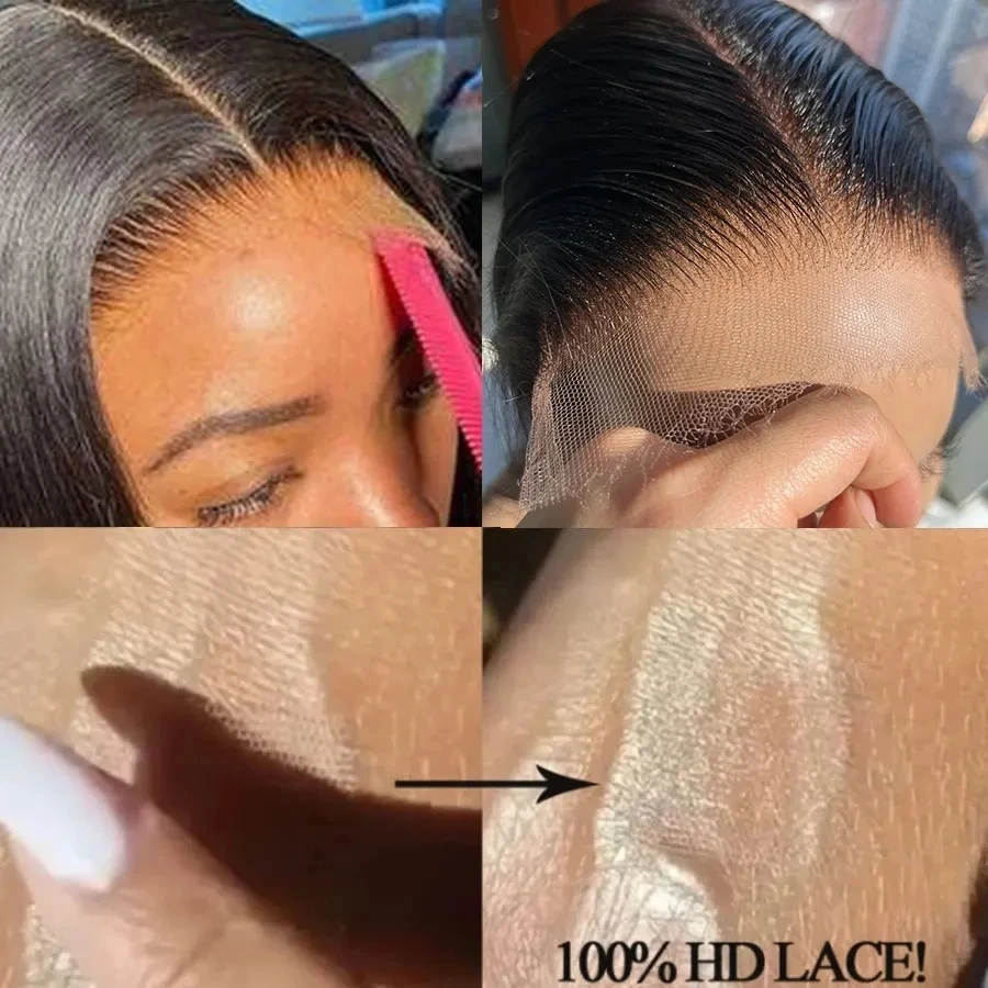 Elva 13X4/13X6 HD Lace Frontal Skinlike Real HD Lace Ultra Thin 0.10mm HD Lace Melt Skins 5x5 9x6 HD Lace Closure Pre Plucked Hairline