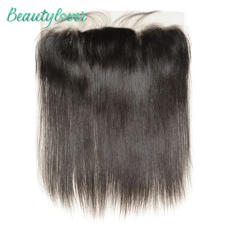24 Inch Straight 13X6 Body Wave Lace Closure Only Pre Plucked Transparent 100% Human Hair For Black Women Full Soft
