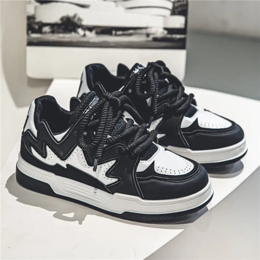 Fashionable and trendy women's shoes: white sneakers, low-top casual sports shoes