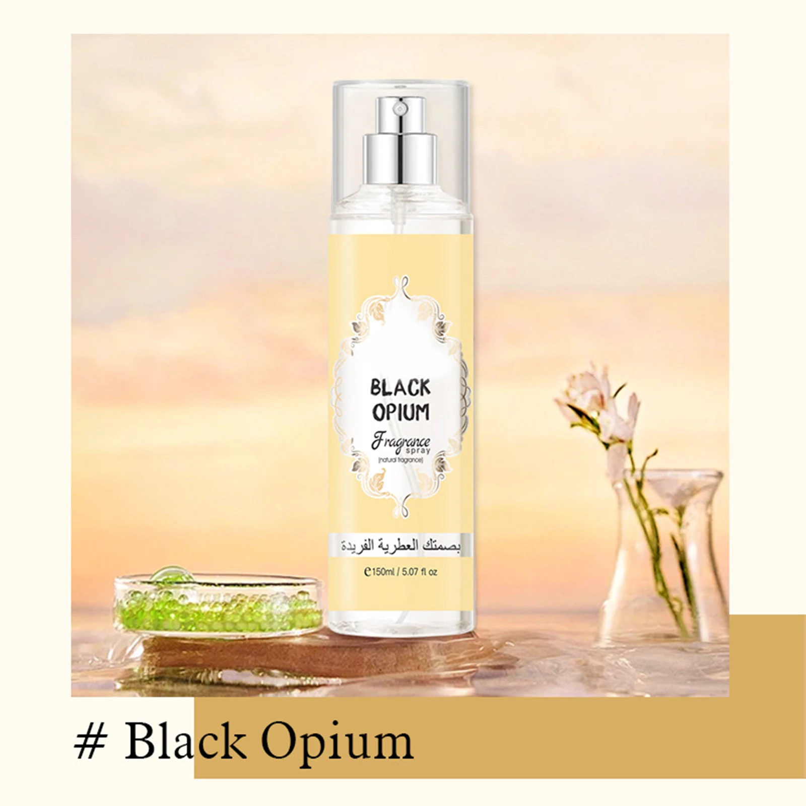 Perfume Fragrance Body Mist Spray Long Lasting Floral Eau De Parfum Scent Daily Use For Women 150ml Each