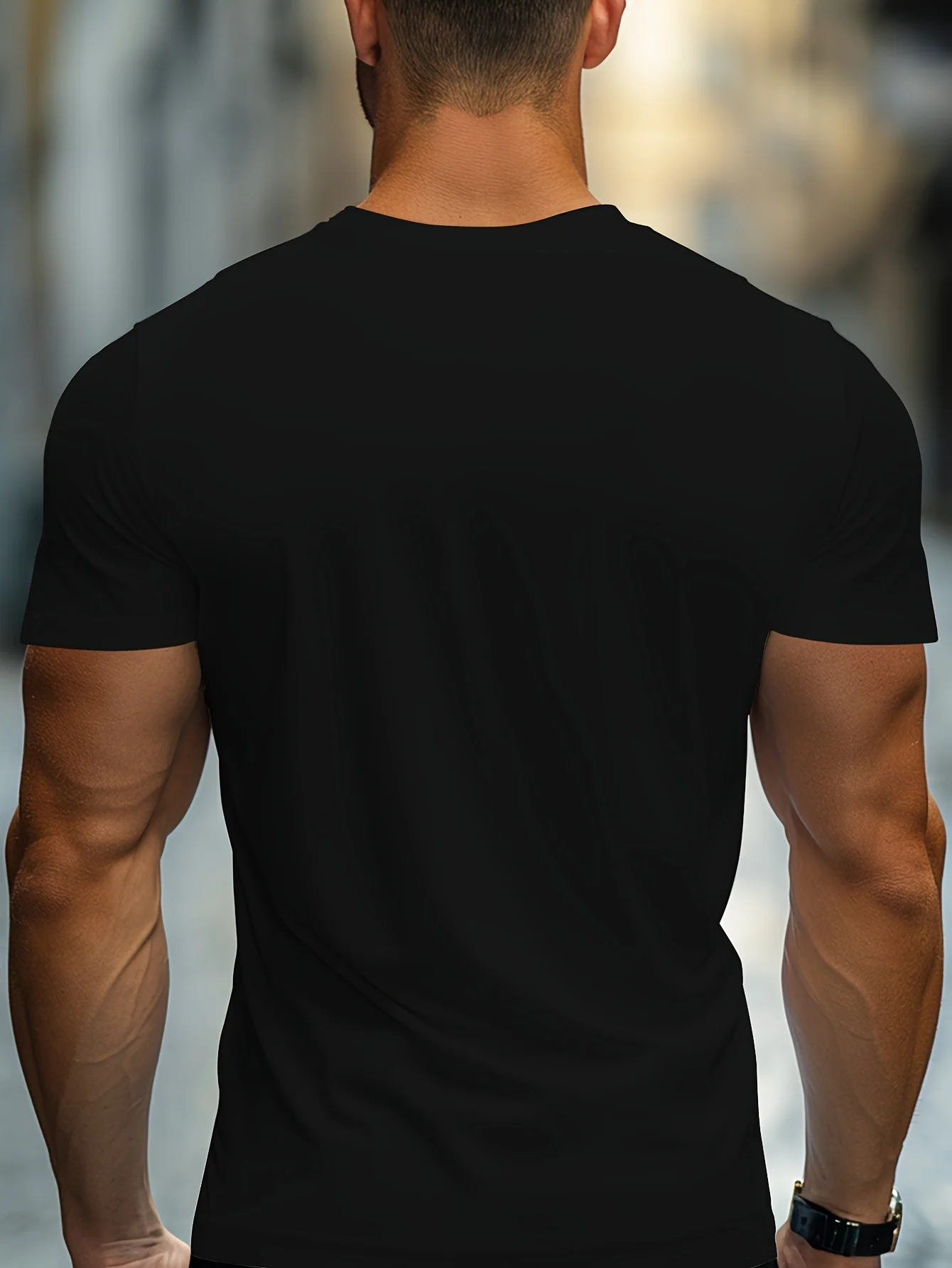 Men's Sports Trend ME Printed Short Sleeve T-Shirt