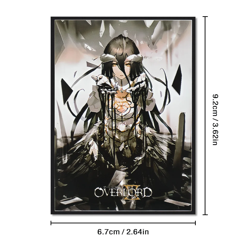 67×92mm 120PCS Standard Size Art Anime Card Sleeves Board Game Card Protector Card Shield Double Card Cover for MGT Trading Card