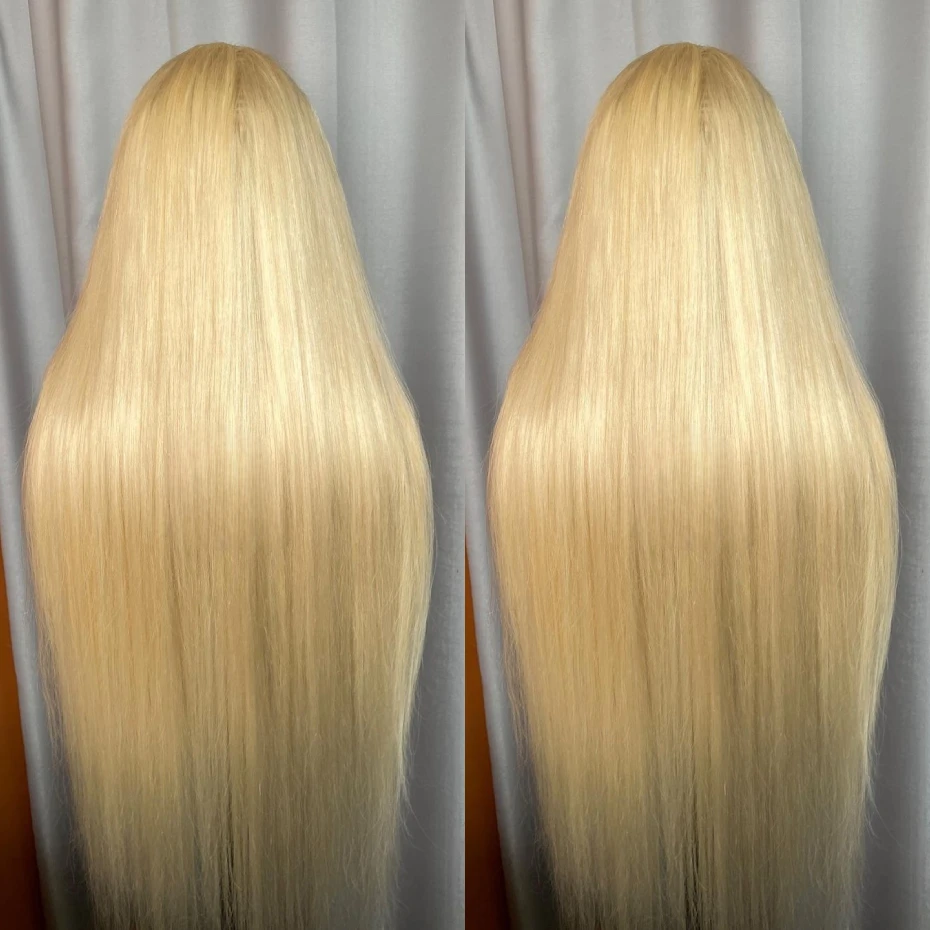 38 40 Inches 13x4 13x6 Hd Lace Frontal Wigs Bone Straight Pre Plucked Transparent Lace Frontal Wig Honey Blonde 613 Lace Front Human Hair Wigs For Women 220 250 Density Free Shipping