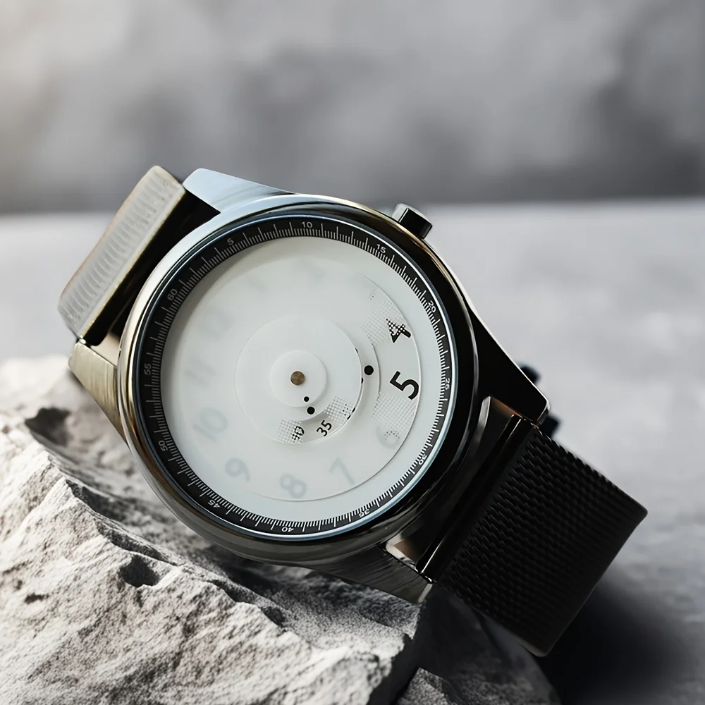Fashionable and Uniquely Designed Men's Watches, Women's Quartz Watches, Unique Holiday Gifts, Wristwatches Without Hands