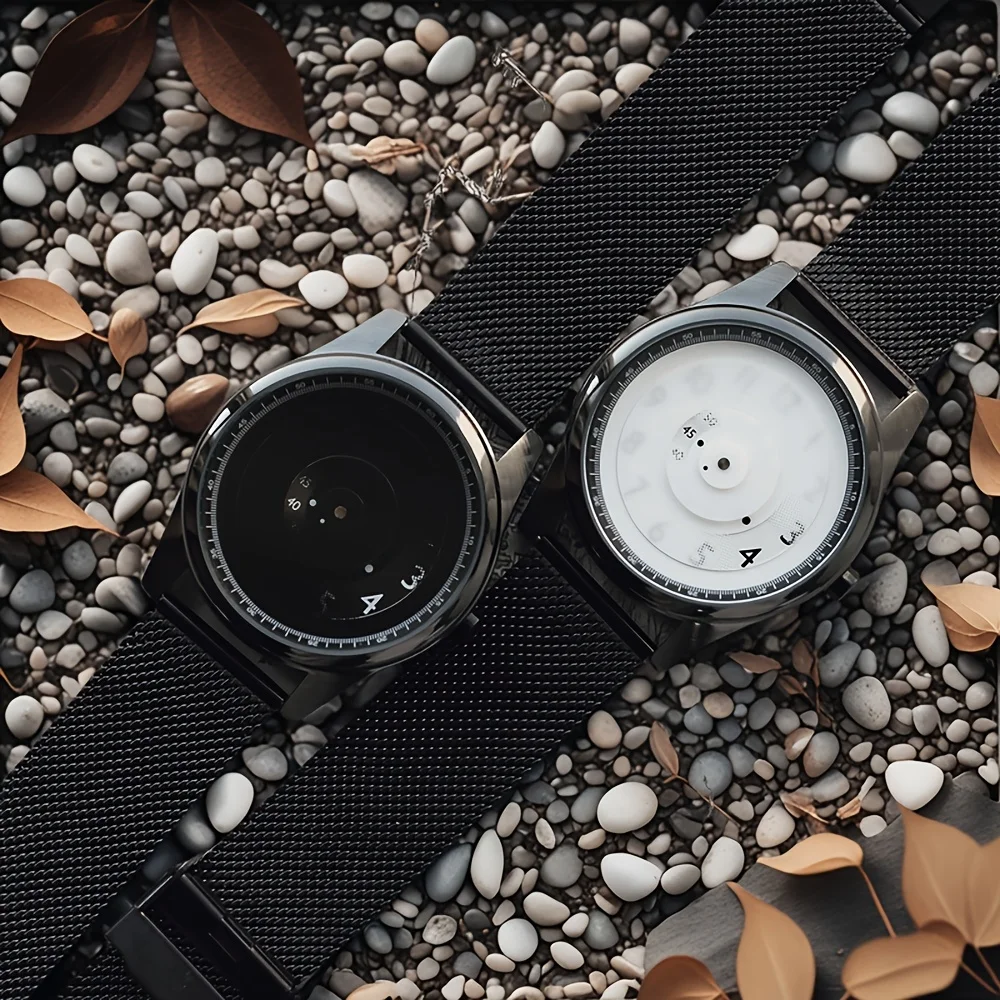 Fashionable and Uniquely Designed Men's Watches, Women's Quartz Watches, Unique Holiday Gifts, Wristwatches Without Hands