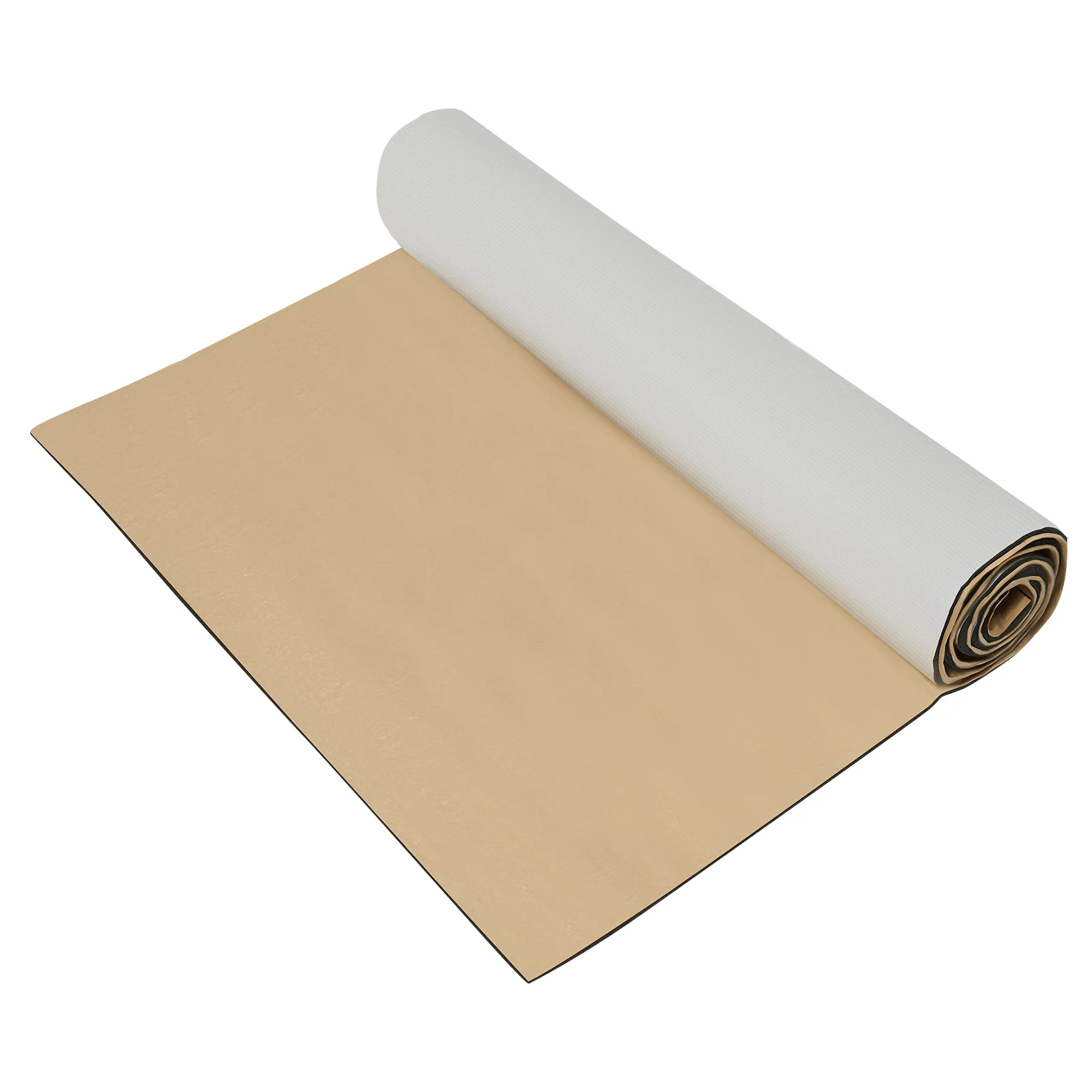 Car Sound Deadening Mat 8x3.2ft Noise Heat Insulation Pad, 10mm Thick Soundproofing Material with Self-Adhesive Backing for Car Roof Floor Door, Silver
