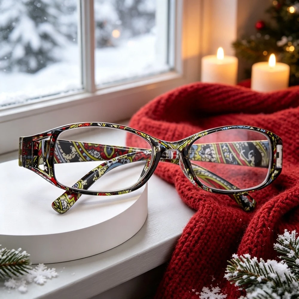 13-Piece Reading Glasses for Men and Women, lightweight Spring Hinge Reader, Multi-Style Fashionable Reading Glasses, Suitable for Daily Use in Home Office, Random Colors, Recommended Christmas and Halloween Gifts