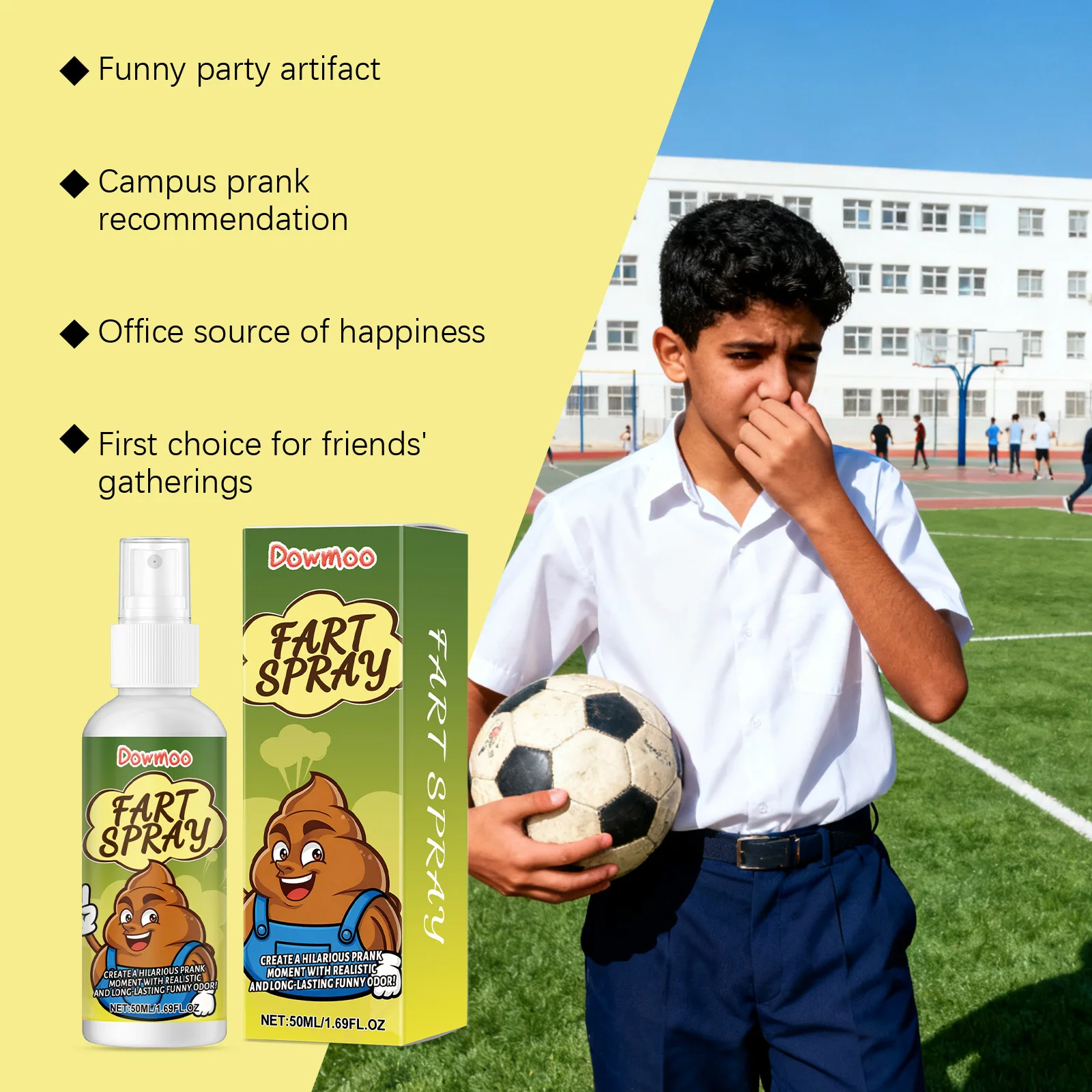 Powerful Fart Spray Highly Simulates Real Smells Easily Creates a Funny Atmosphere Fun Prank Tool Non-toxic Funny Party Artifact