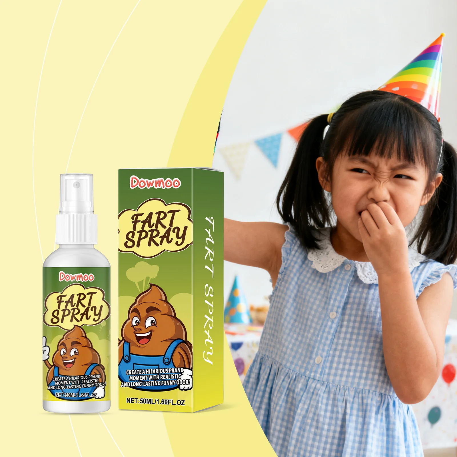 Powerful Fart Spray Highly Simulates Real Smells Easily Creates a Funny Atmosphere Fun Prank Tool Non-toxic Funny Party Artifact