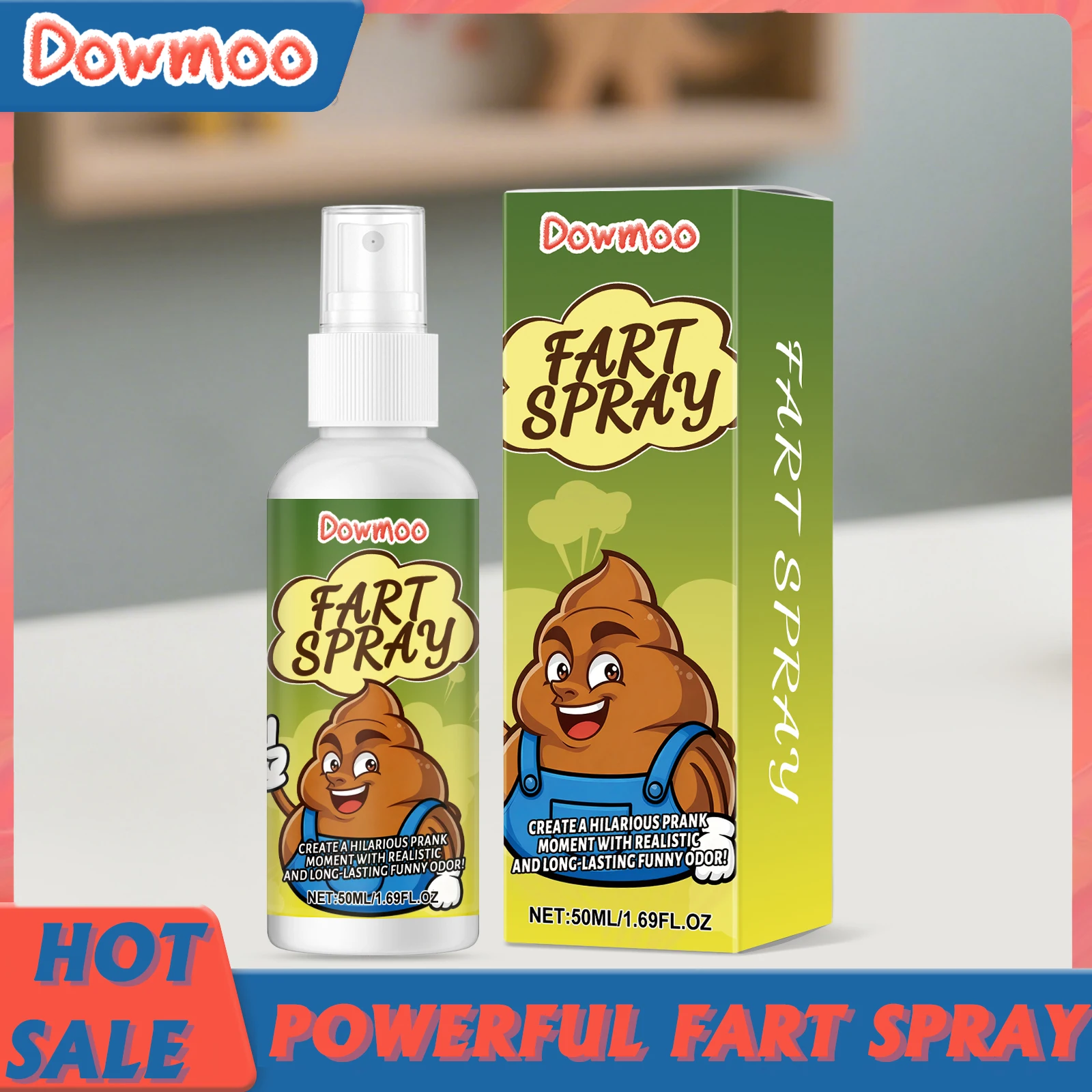 Powerful Fart Spray Highly Simulates Real Smells Easily Creates a Funny Atmosphere Fun Prank Tool Non-toxic Funny Party Artifact