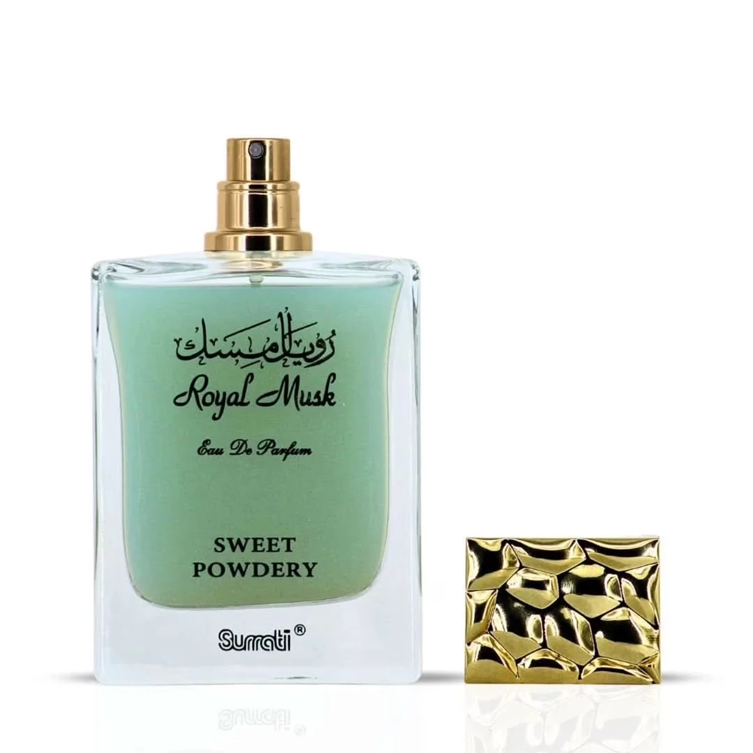 SURRATI Royal Musk Sweet Powdery Eau de Parfum Spray for Women – Soft Powdery Vanilla, Woody & Musky Scent, Long-Lasting Premium Arabian Fragrance, Perfect Gift, 3.4 fl oz / 100 ml