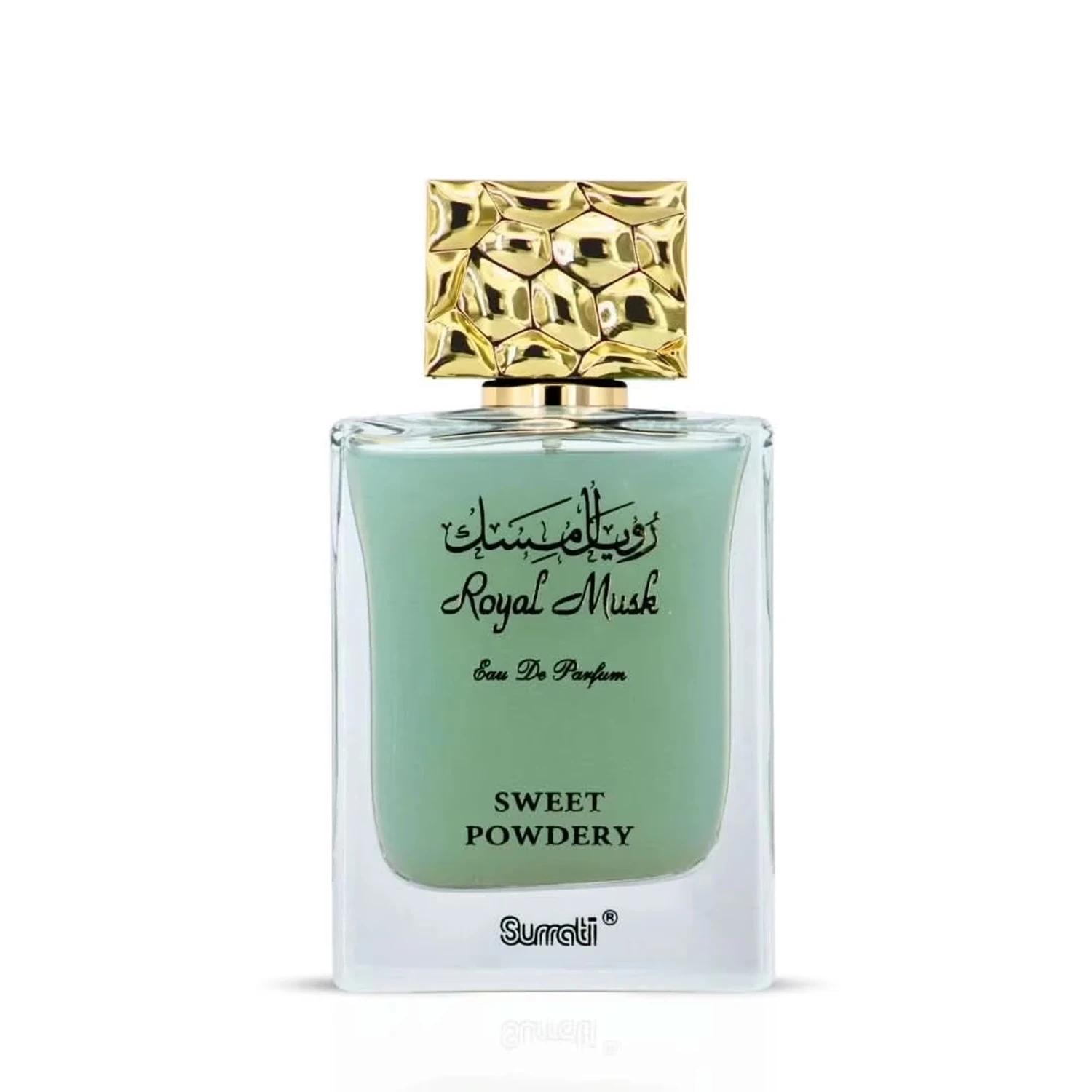 SURRATI Royal Musk Sweet Powdery Eau de Parfum Spray for Women – Soft Powdery Vanilla, Woody & Musky Scent, Long-Lasting Premium Arabian Fragrance, Perfect Gift, 3.4 fl oz / 100 ml