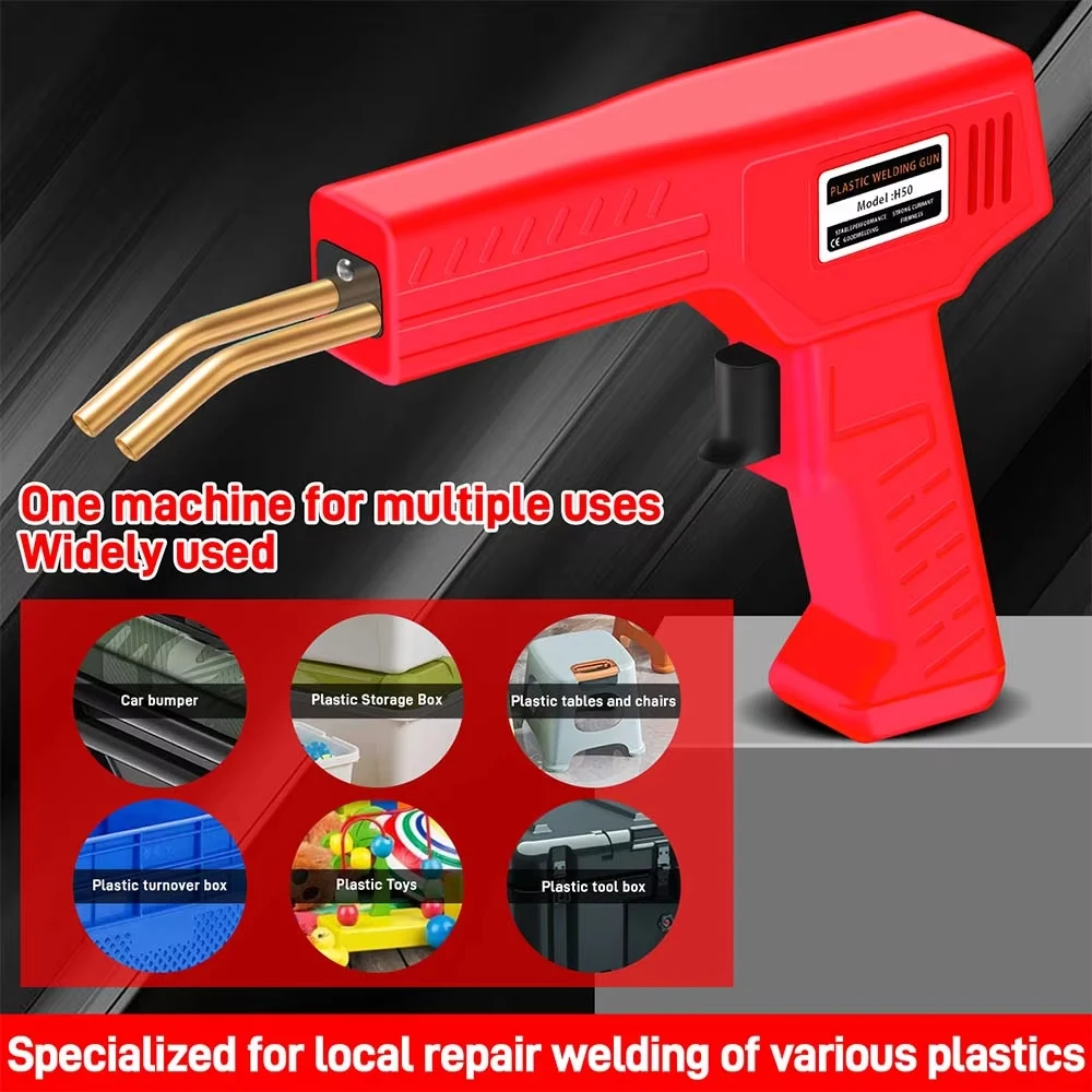 Hot Stapler Plastic Welding Gun Kit 1000Pcs Staples Plastic Welder Soldering Iron for Car Bumper PVC ABS Plastic Repair Tools