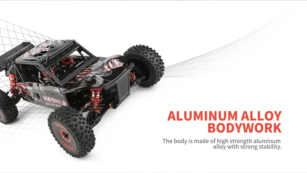 WLtoys 124016 Brushless RC Car 75km/h High Speed Remote Control Crawler 2.4G 4WD Off-Road Drift Climbing Racing Vehicle Model Toys