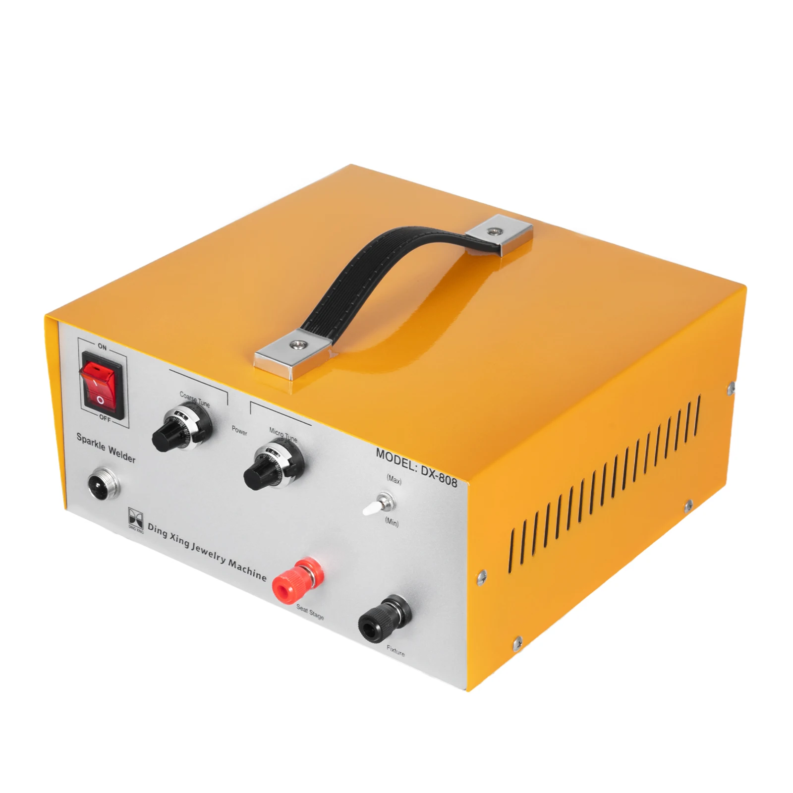 390W Jewelry Spot Welder Pulse Arc Welding Machine, Handheld Gold Silver Welder with Foot Pedal for Jewelry Repair, 1-80A Adjustable