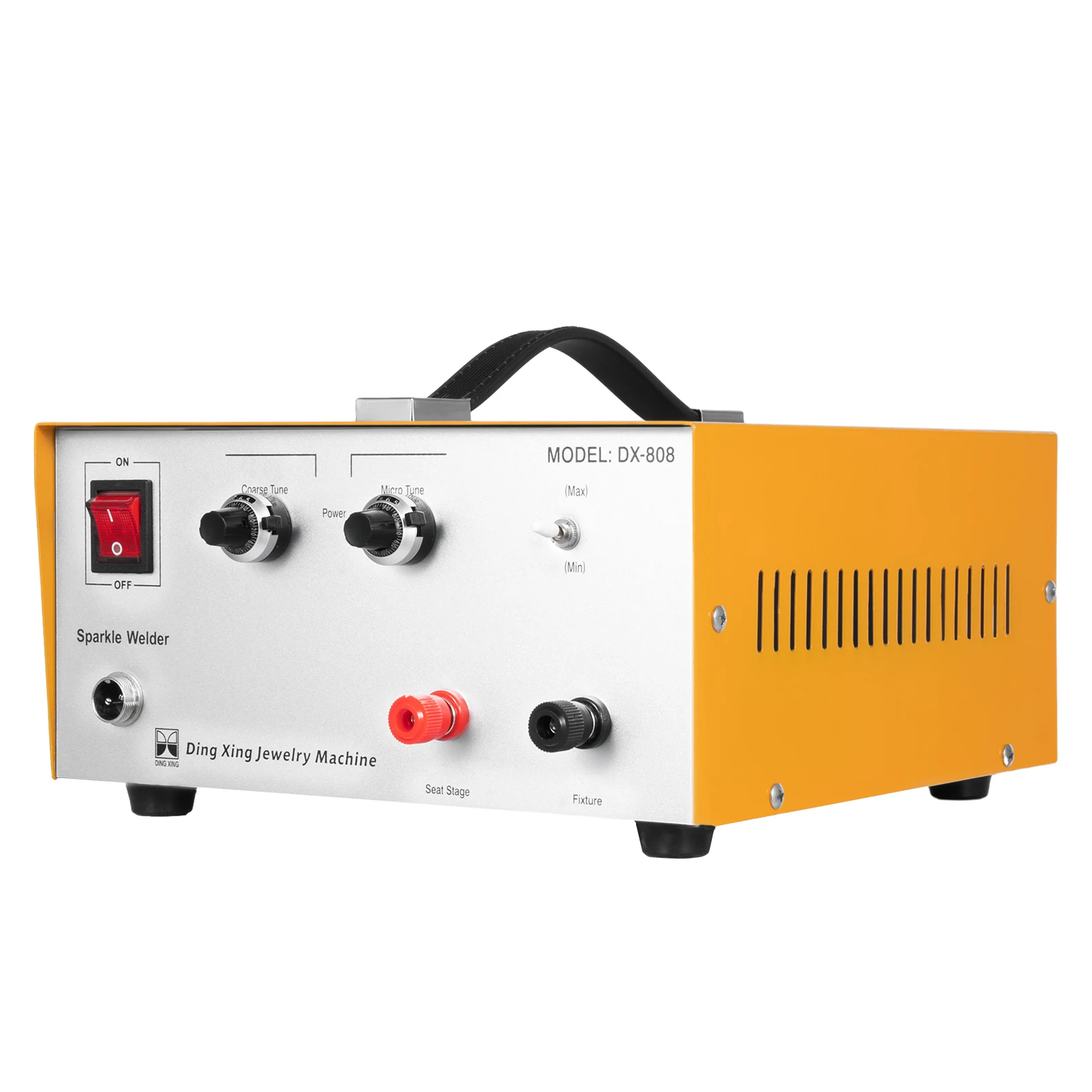 390W Jewelry Spot Welder Pulse Arc Welding Machine, Handheld Gold Silver Welder with Foot Pedal for Jewelry Repair, 1-80A Adjustable