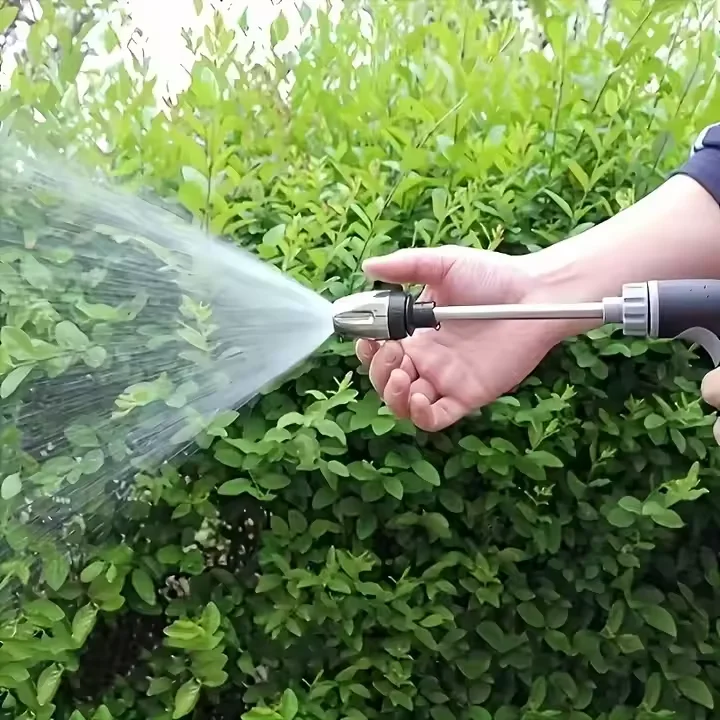 High‑Pressure Car Washing Water Gun with Long Handle Foam Kettle, Metal Joint Car Wash Sprayer Nozzle for RV External Cleaning Garden Water Hose Shower Watering